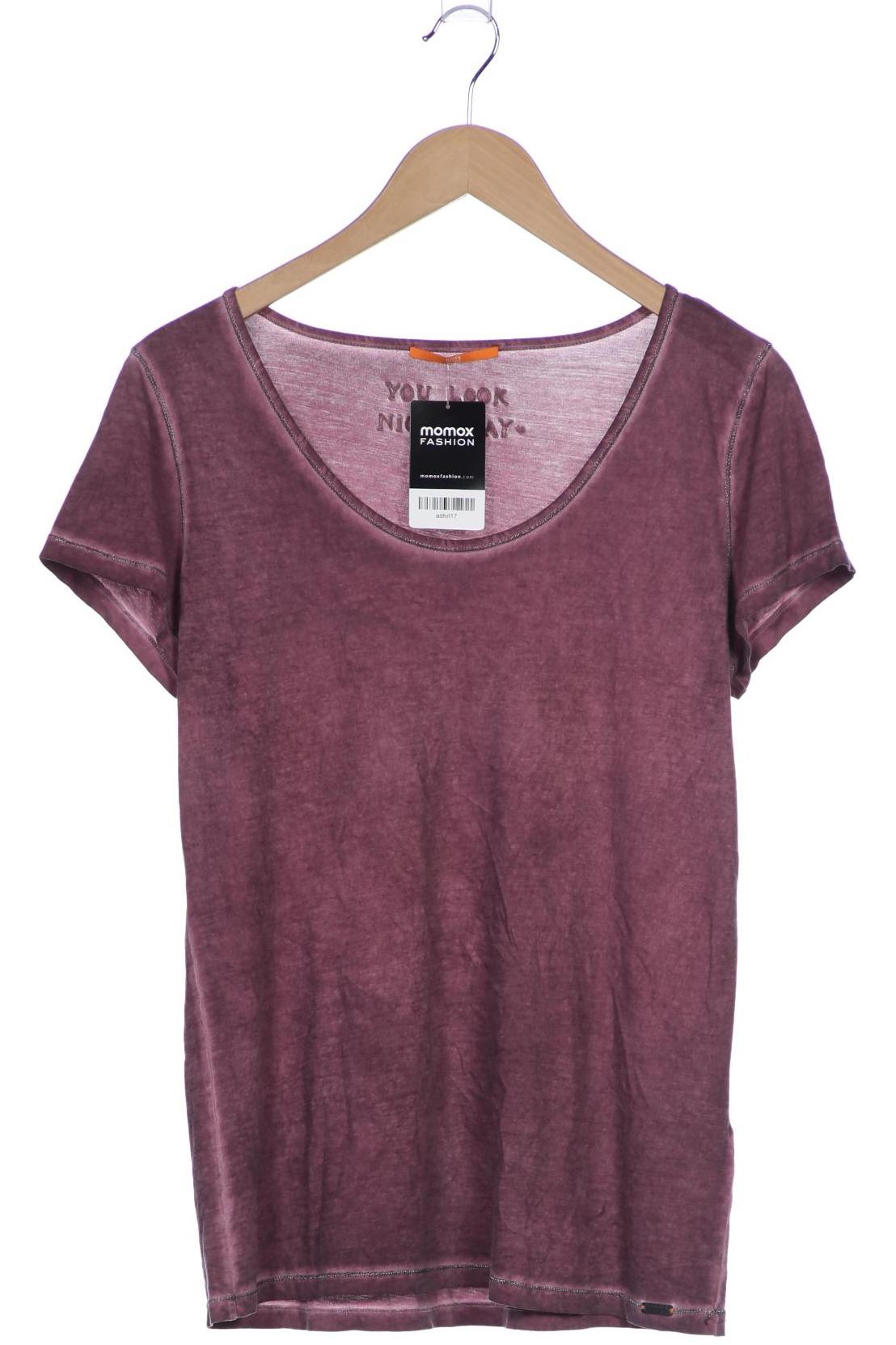 

Boss Orange Damen T-Shirt, bordeaux, Gr. 42