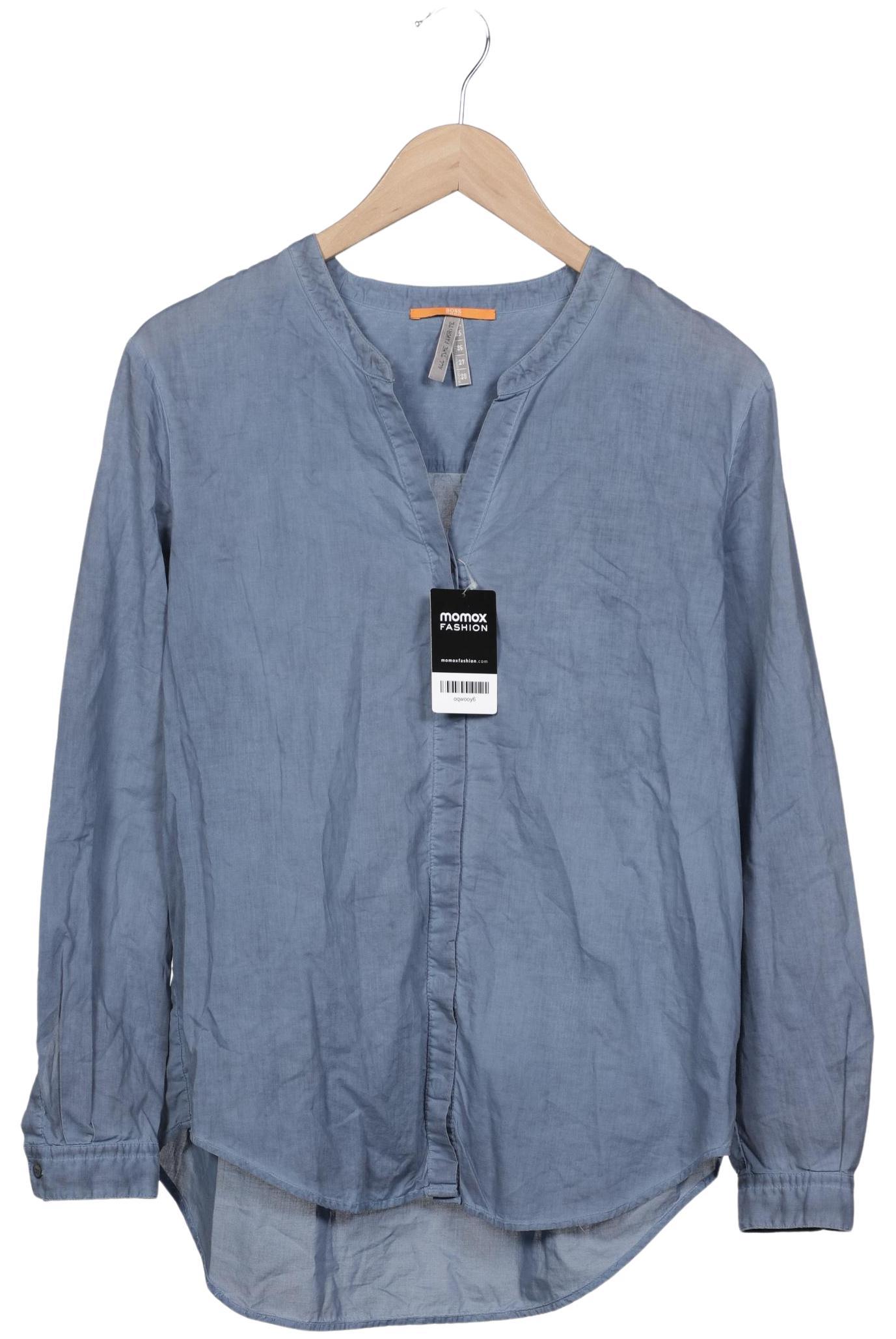 

Boss Orange Damen Bluse, blau, Gr. 38