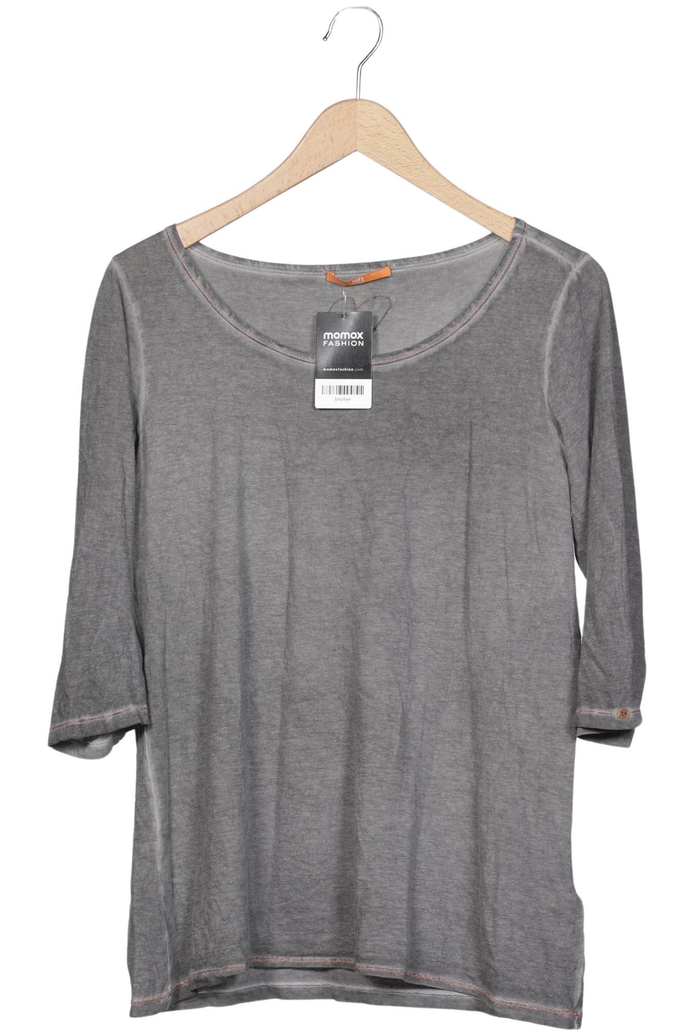 

Boss Orange Damen Langarmshirt, grau, Gr. 44