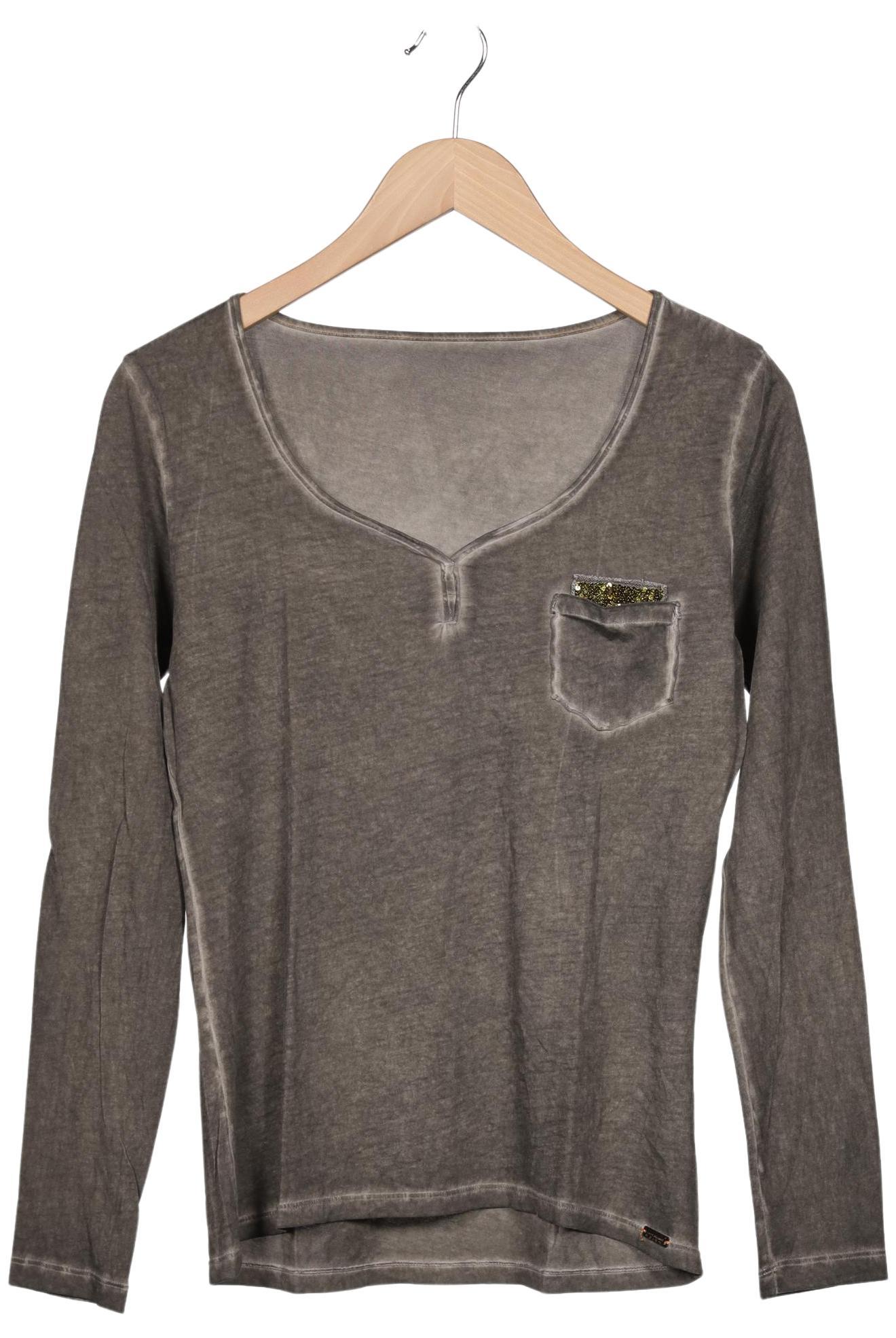 

Boss Orange Damen Langarmshirt, braun, Gr. 36