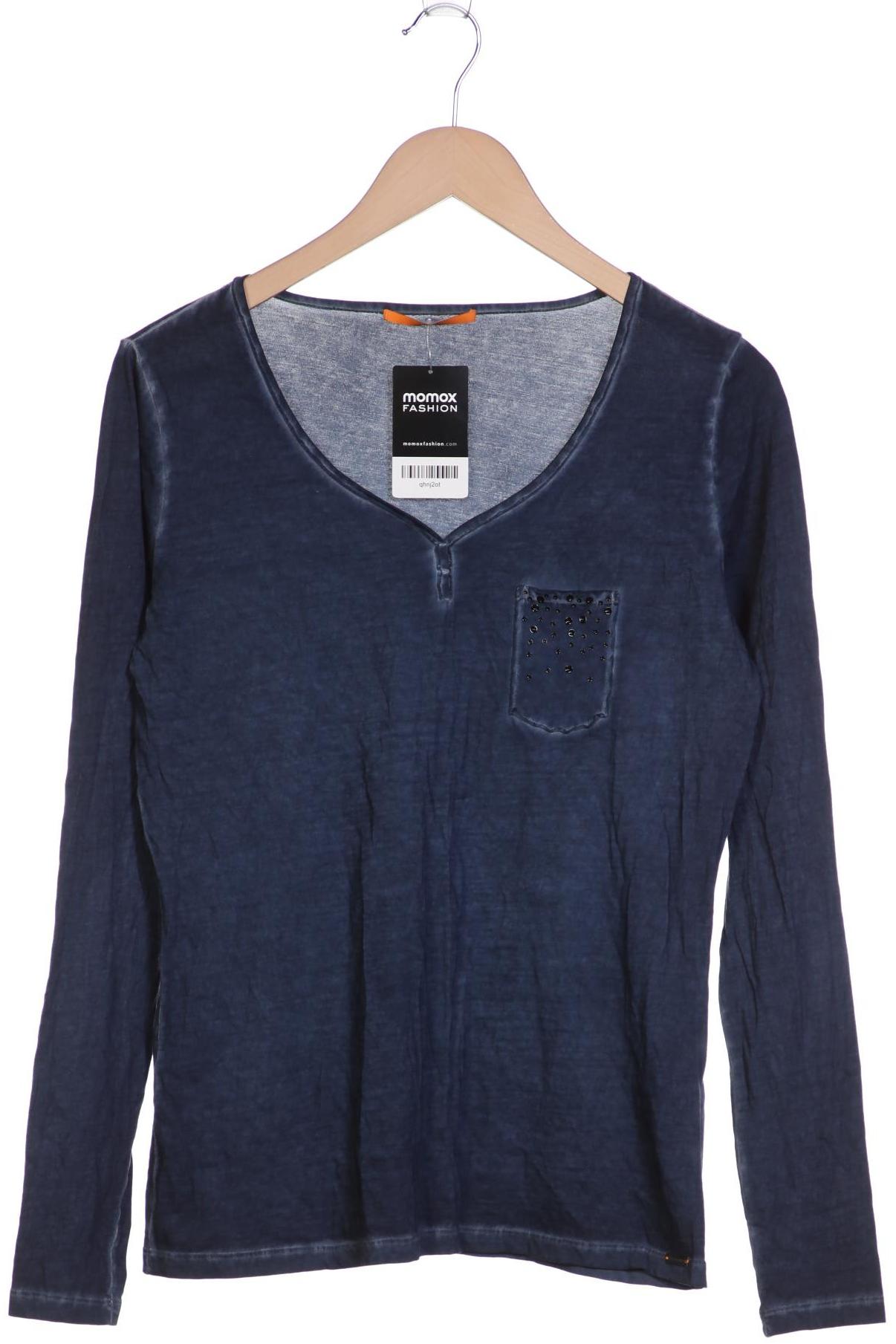 

Boss Orange Damen Langarmshirt, marineblau, Gr. 38