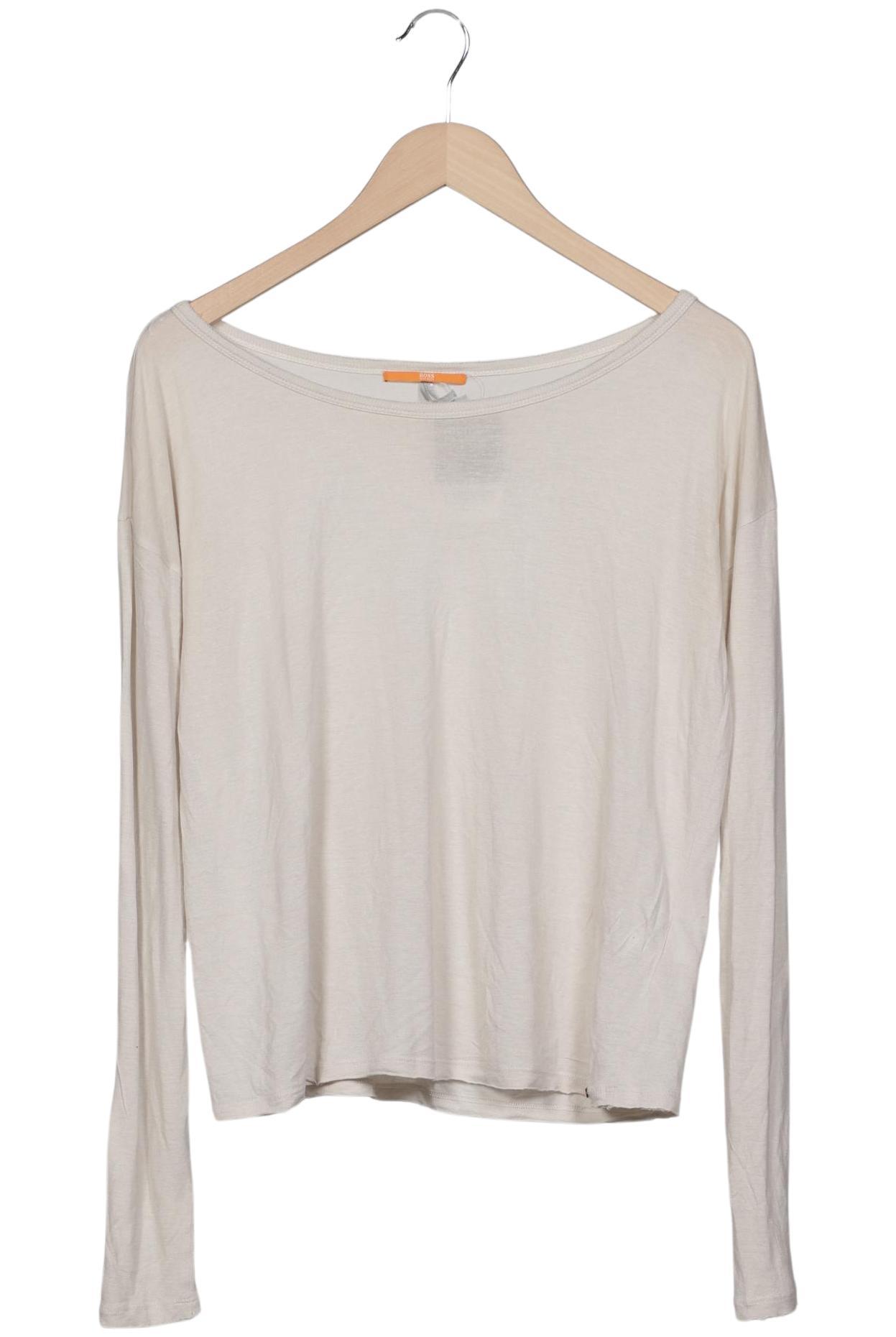 

Boss Orange Damen Langarmshirt, beige, Gr. 38