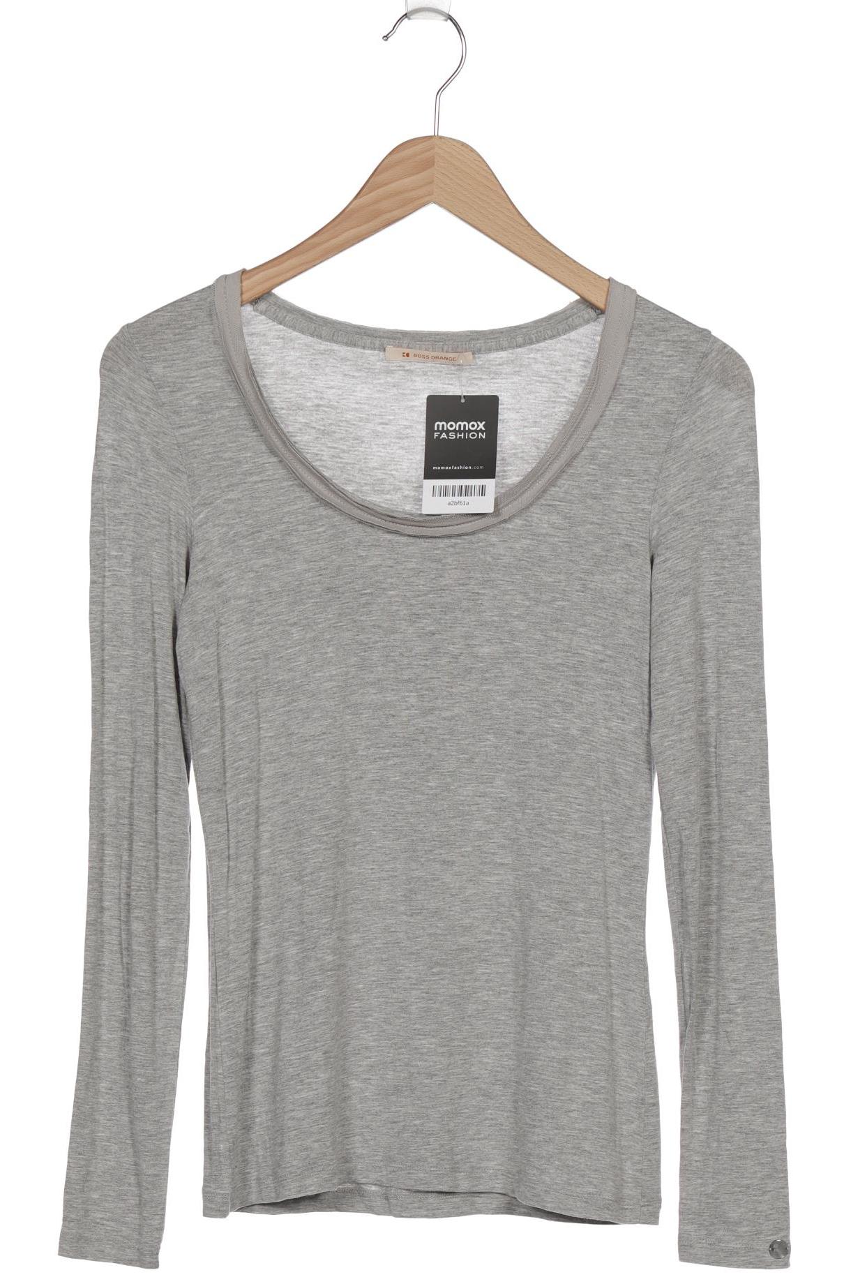 

Boss Orange Damen Langarmshirt, grau, Gr. 34