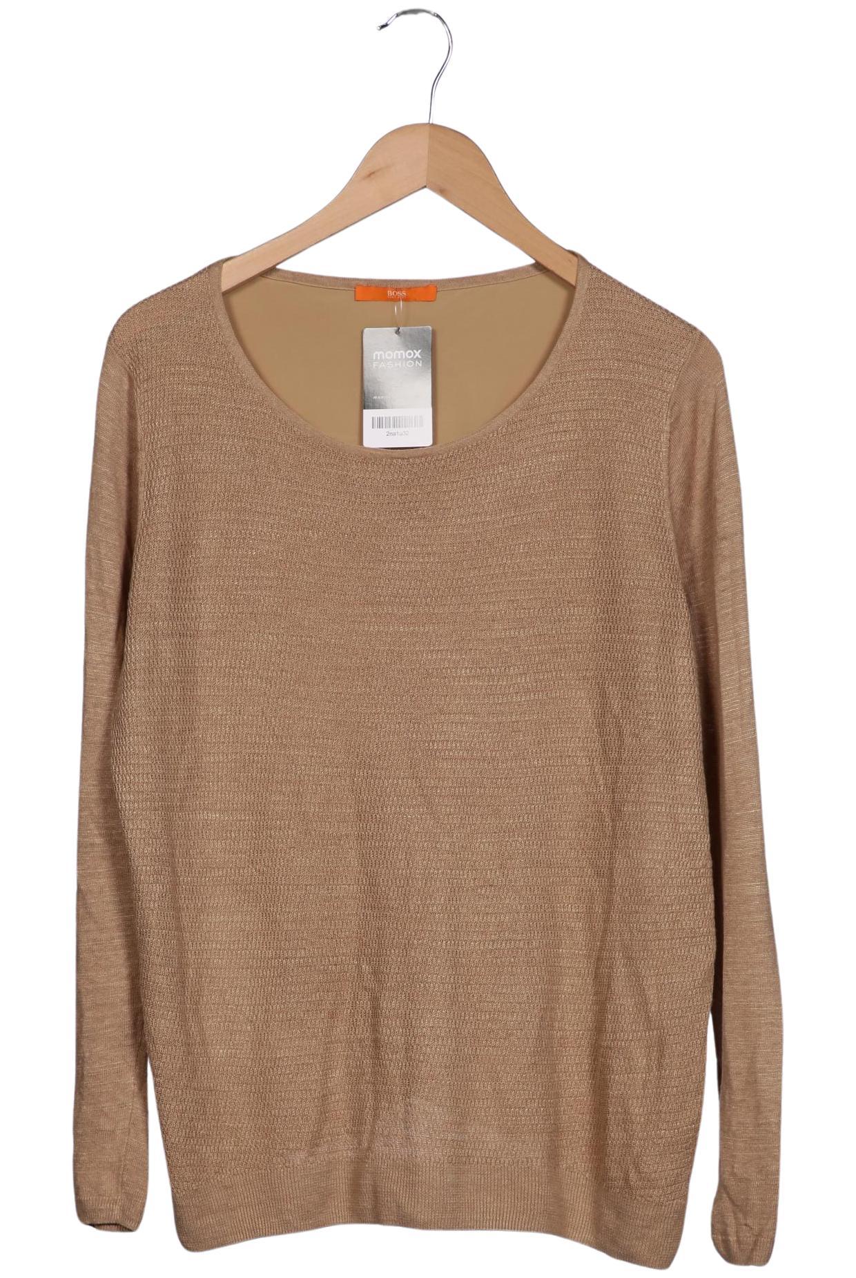 

Boss Orange Damen Langarmshirt, beige, Gr. 44