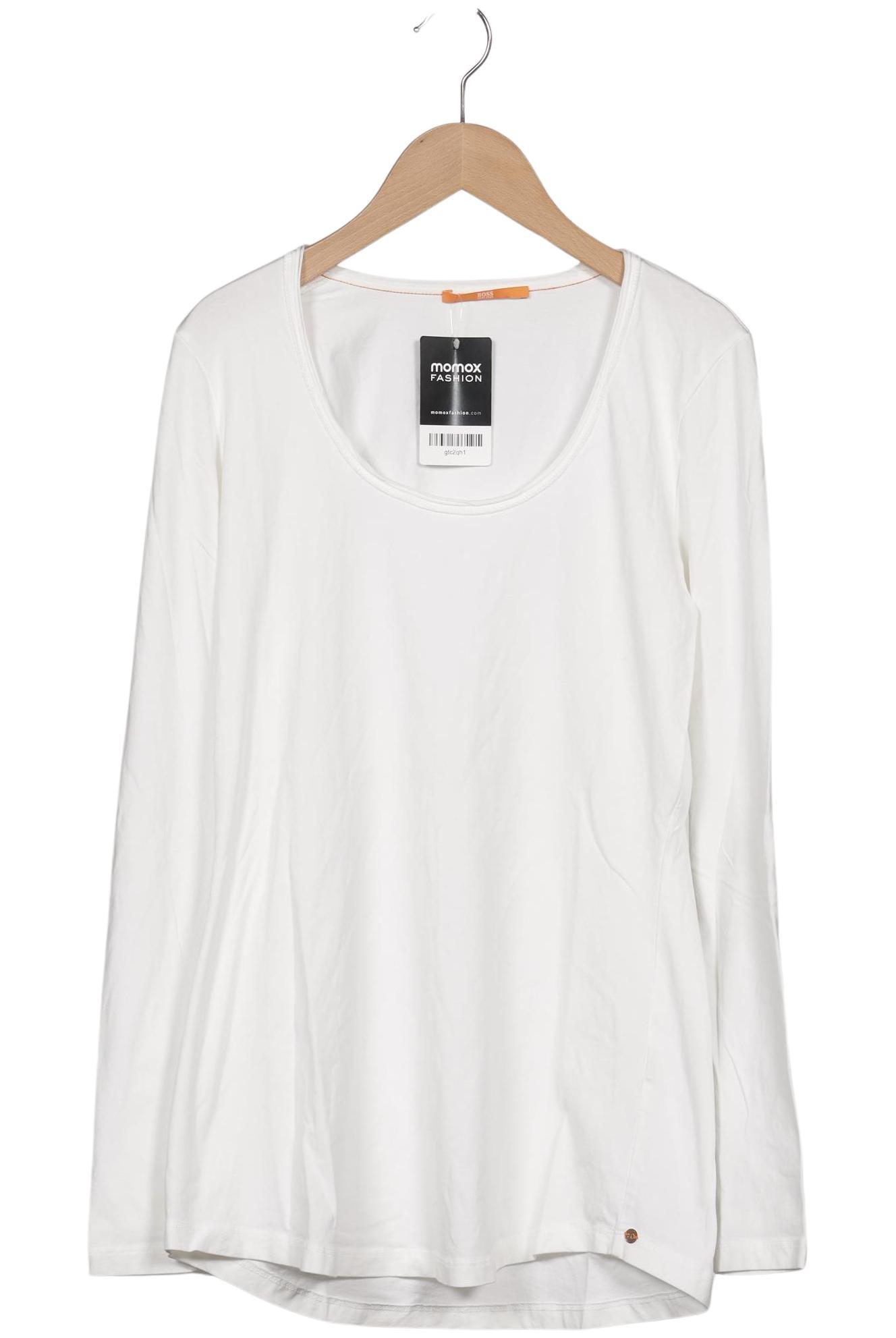 

Boss Orange Damen Langarmshirt, weiß, Gr. 38