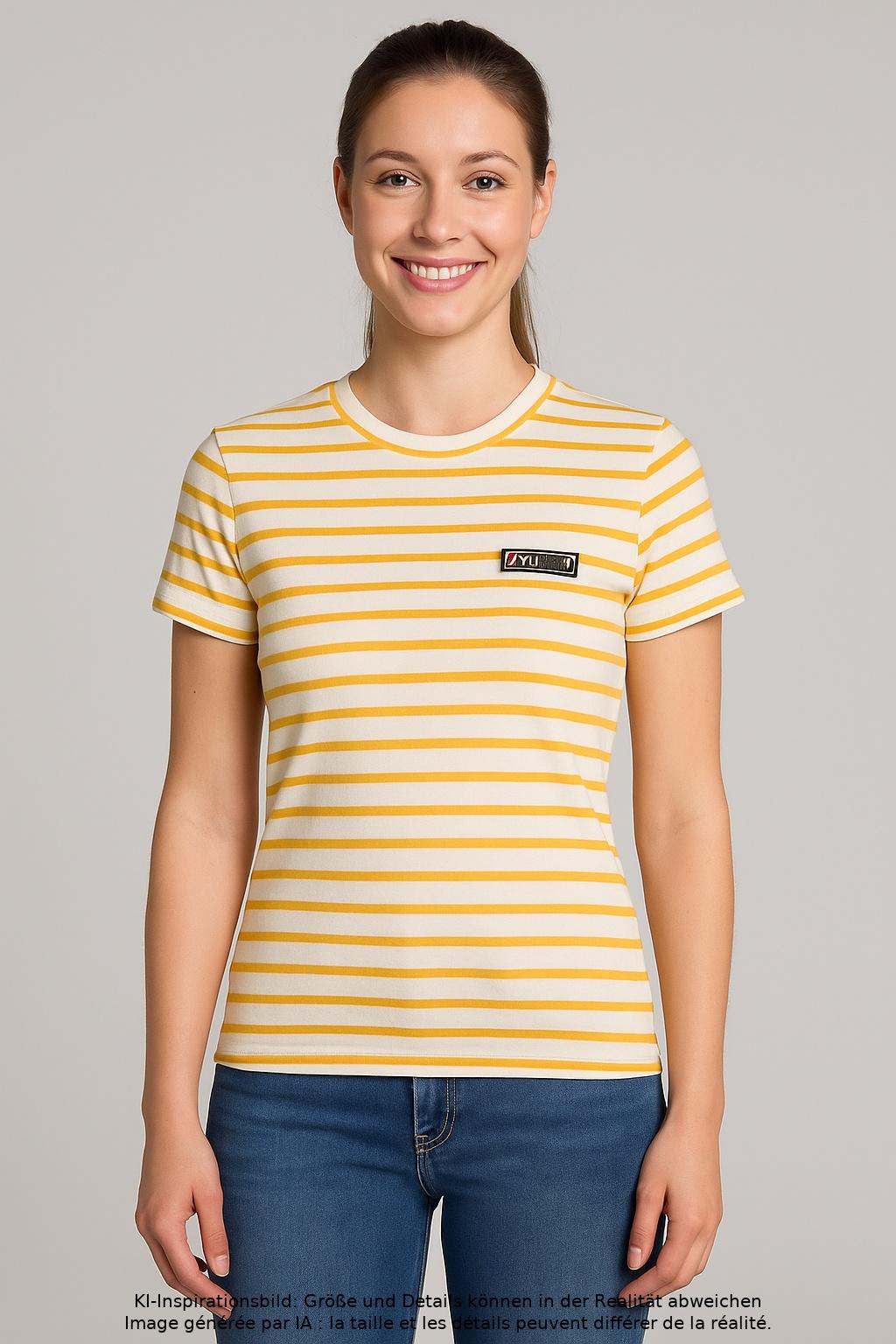 

Boss Orange Damen T-Shirt, mehrfarbig, Gr. 38