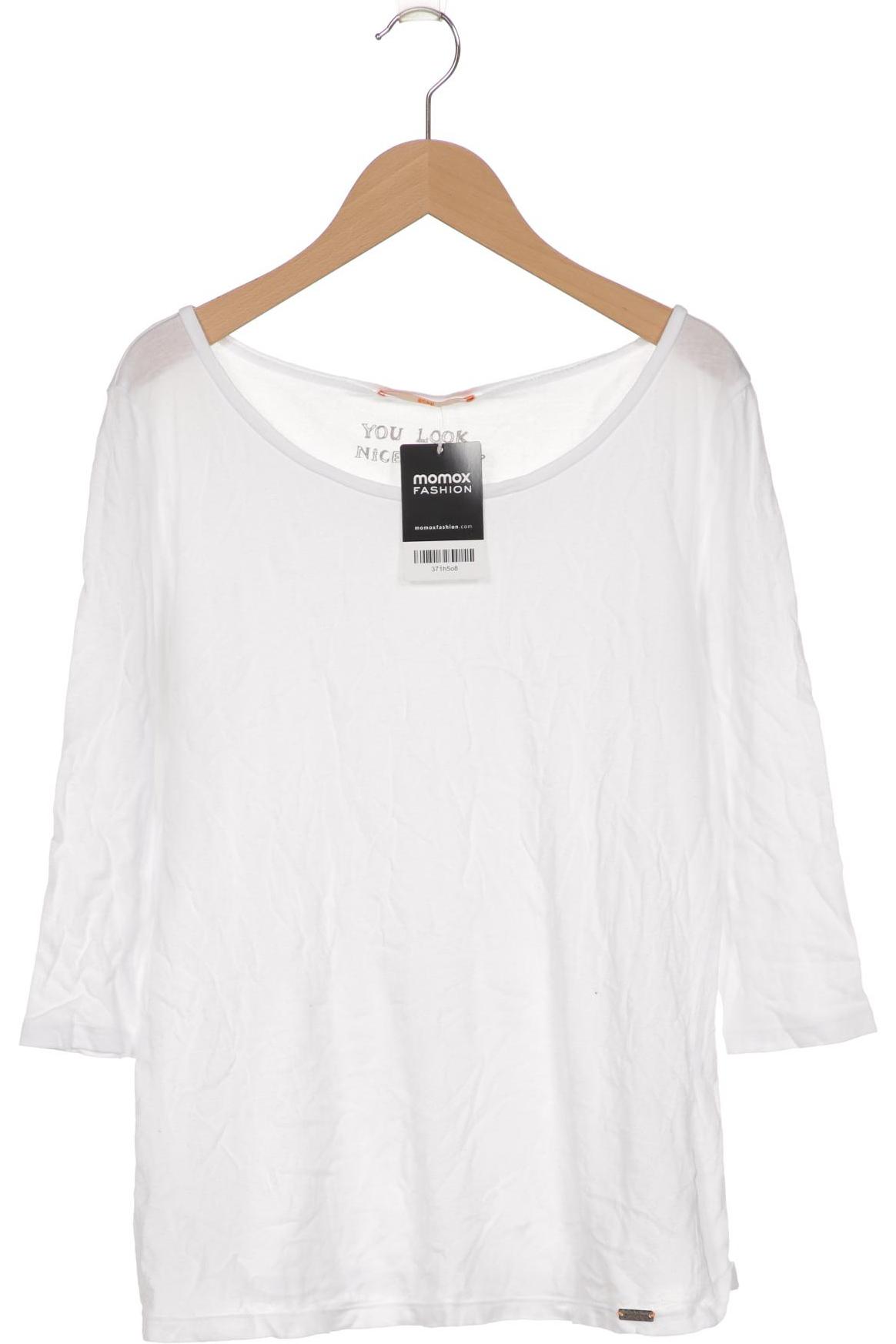 

Boss Orange Damen Langarmshirt, weiß, Gr. 38