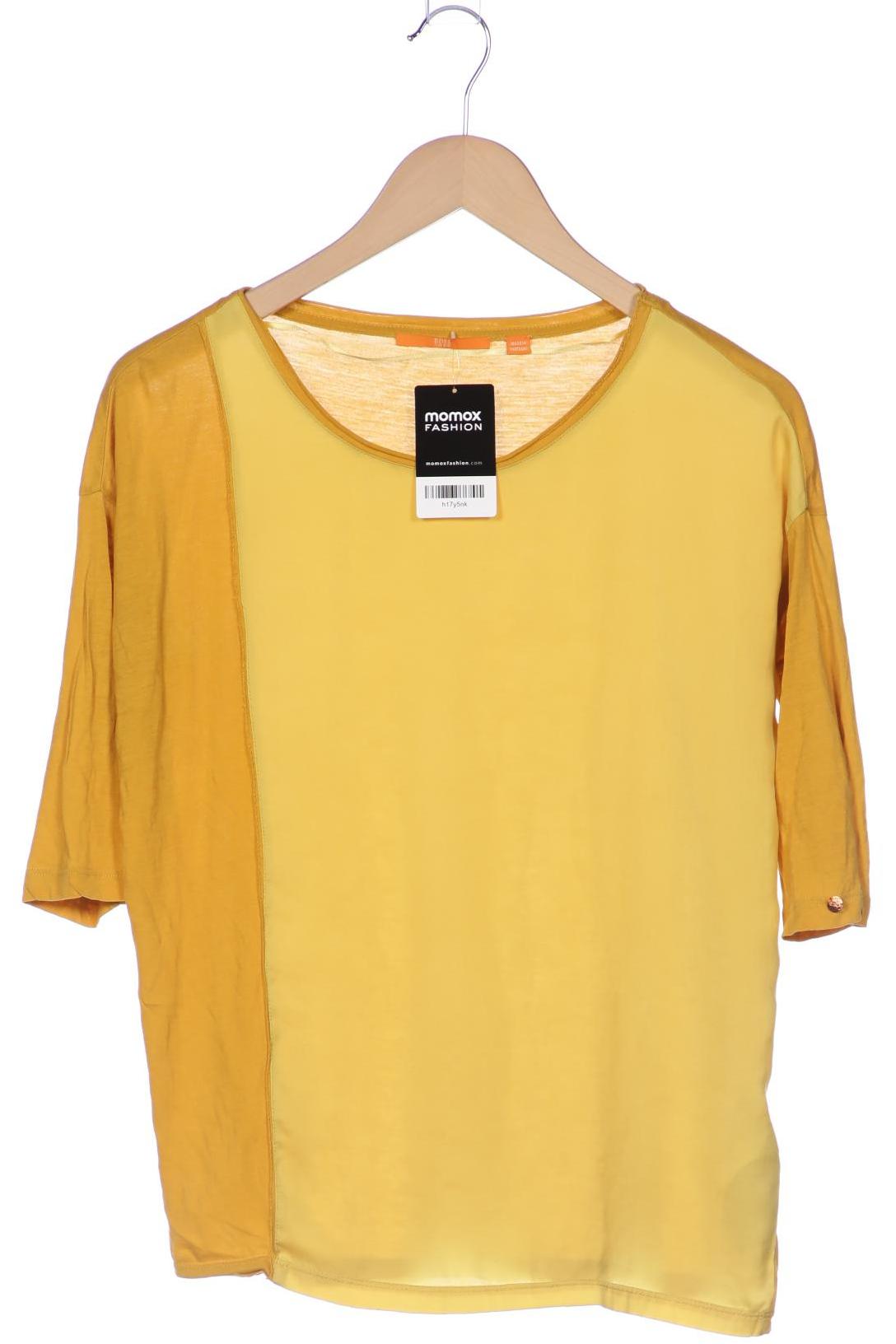 

Boss Orange Damen Langarmshirt, gelb, Gr. 36