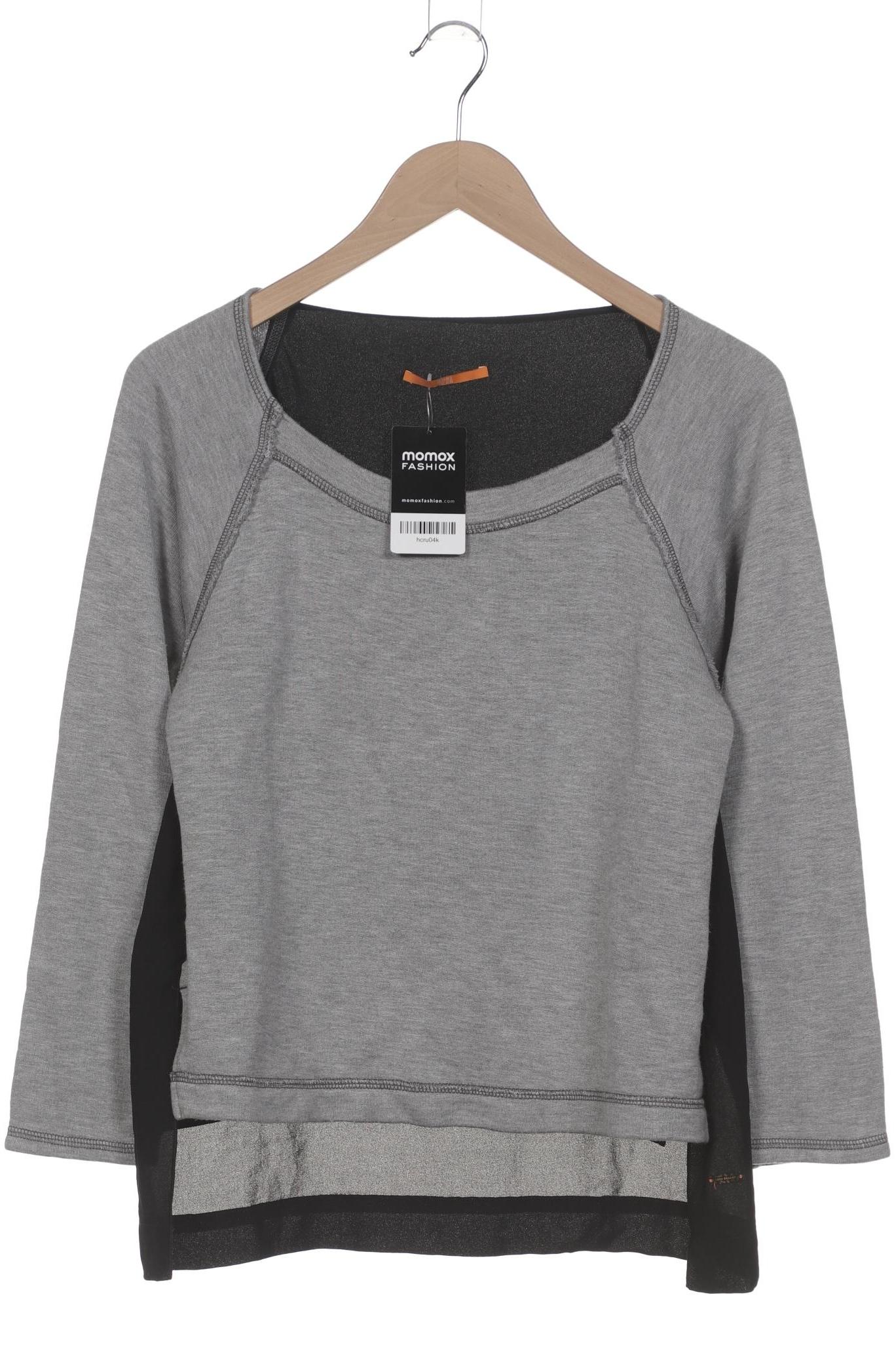 

Boss Orange Damen Langarmshirt, grau, Gr. 36