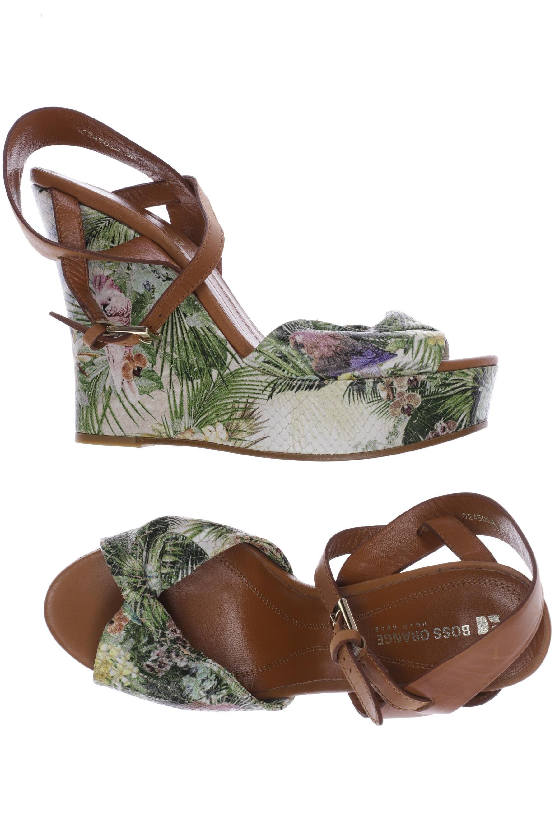 

Boss Orange Damen Sandale, grün, Gr. 38