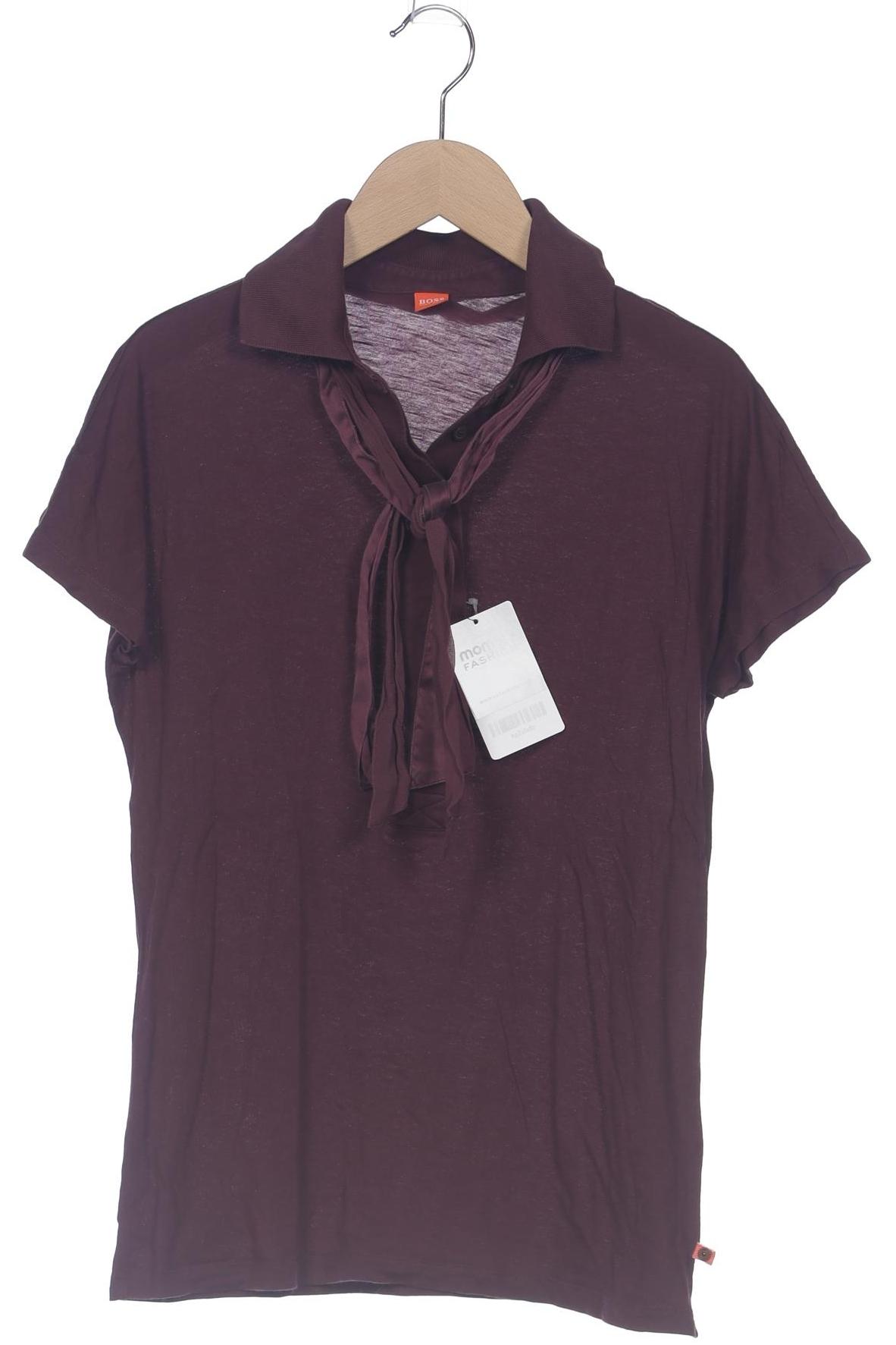 

Boss Orange Damen Poloshirt, bordeaux, Gr. 36