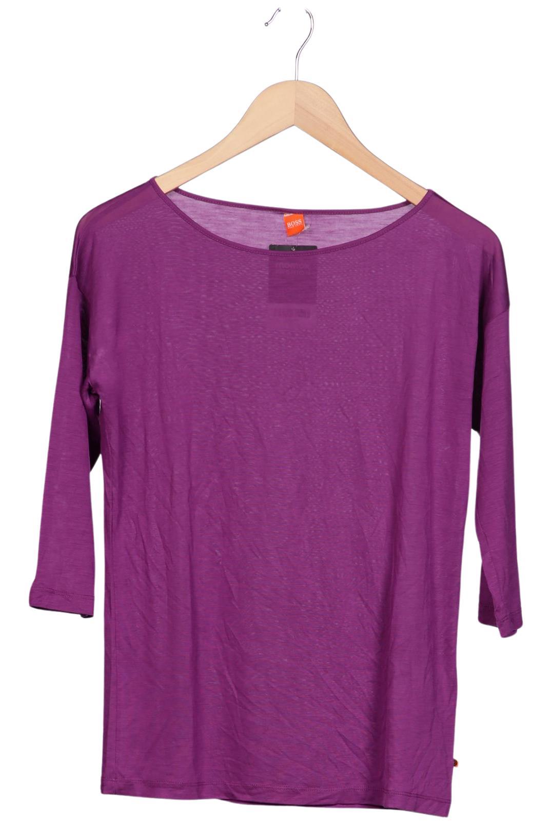 

Boss Orange Damen Langarmshirt, flieder, Gr. 36