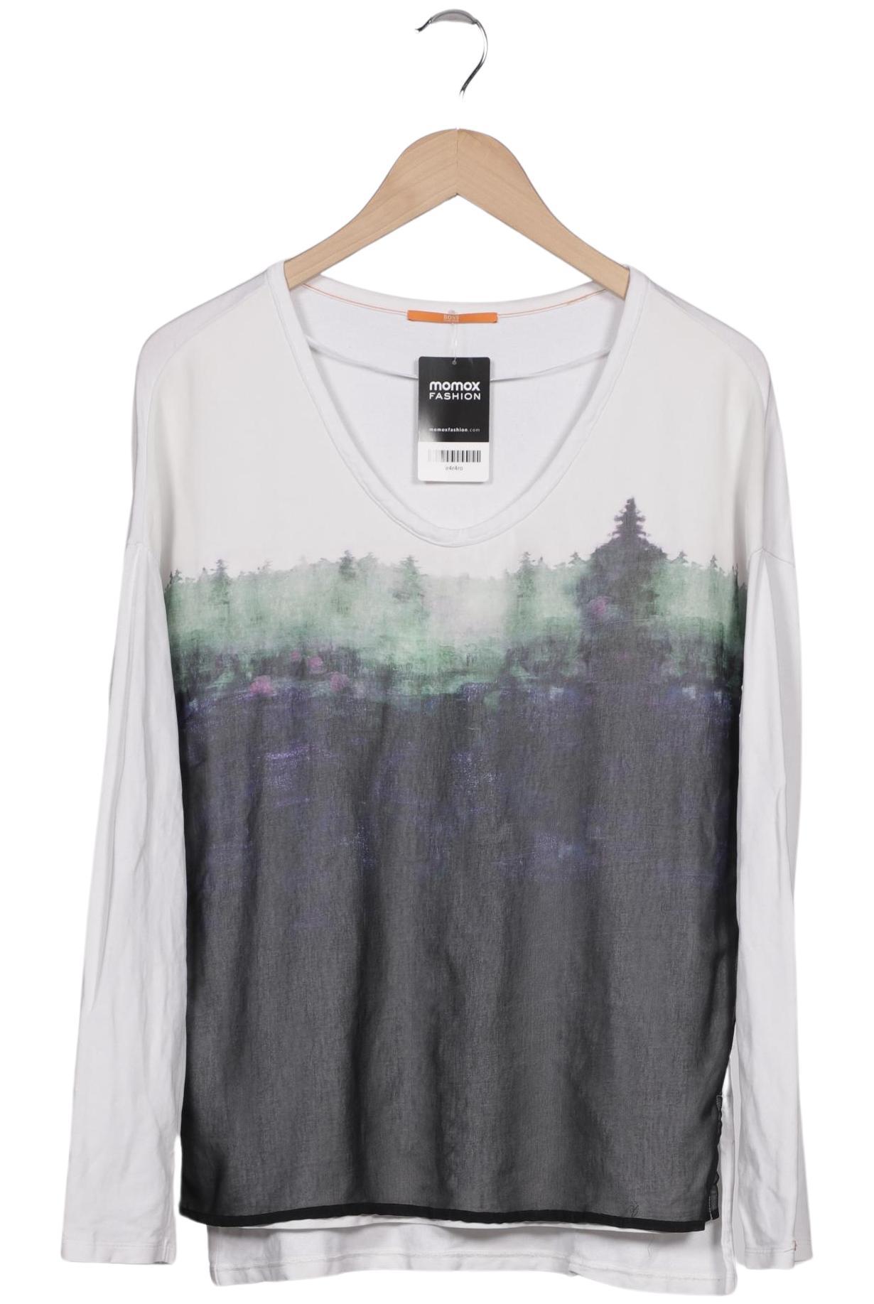 

Boss Orange Damen Langarmshirt, weiß, Gr. 36