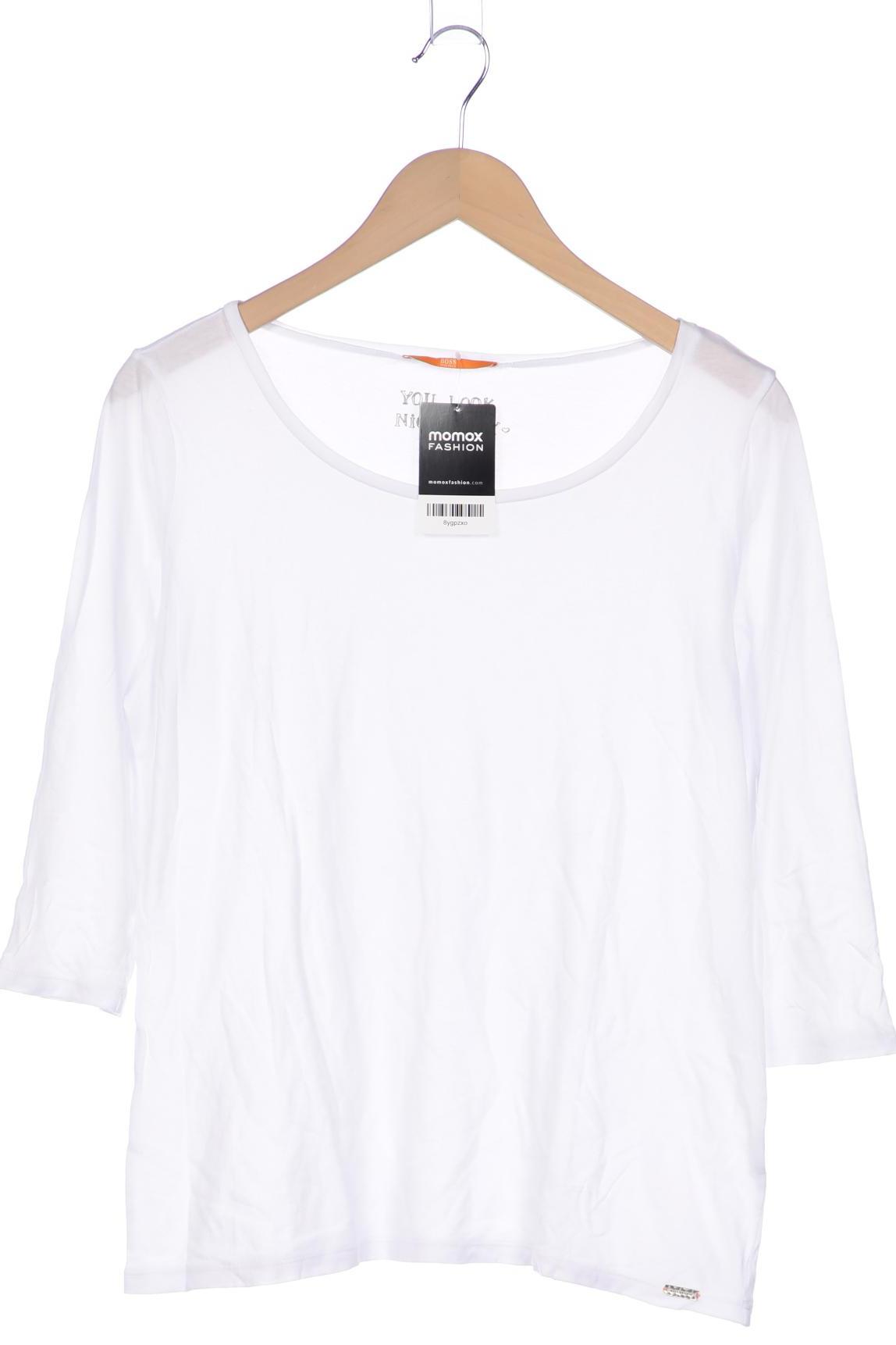

Boss Orange Damen Langarmshirt, weiß, Gr. 38