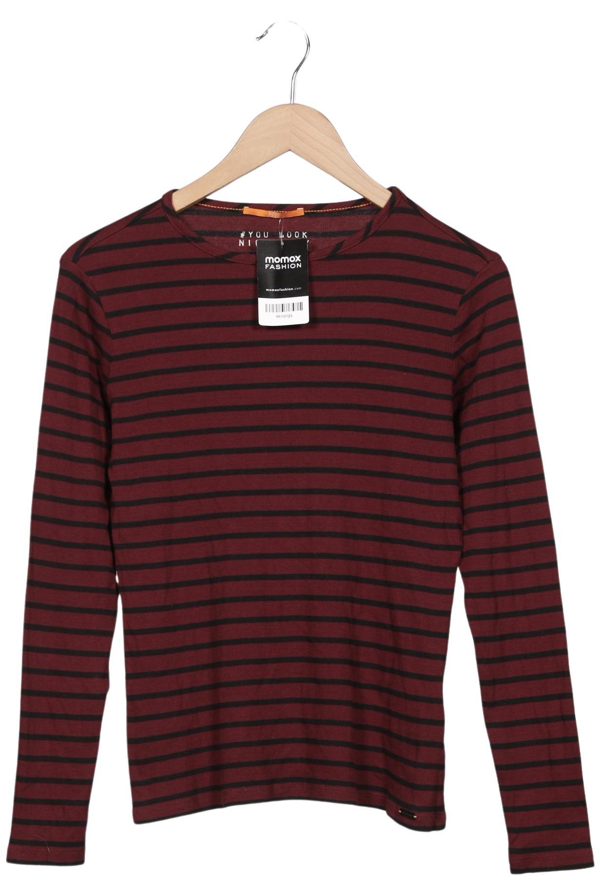 

Boss Orange Damen Langarmshirt, bordeaux, Gr. 38