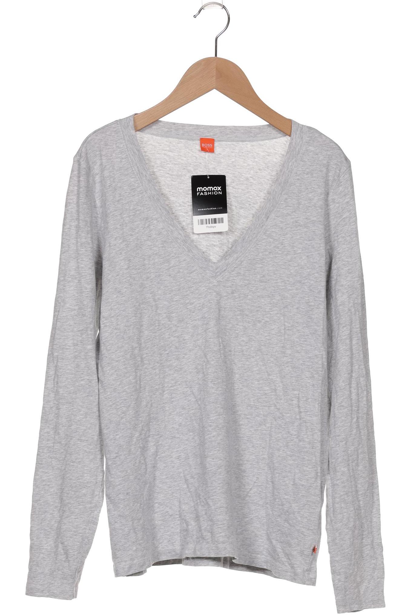 

Boss Orange Damen Langarmshirt, grau, Gr. 44