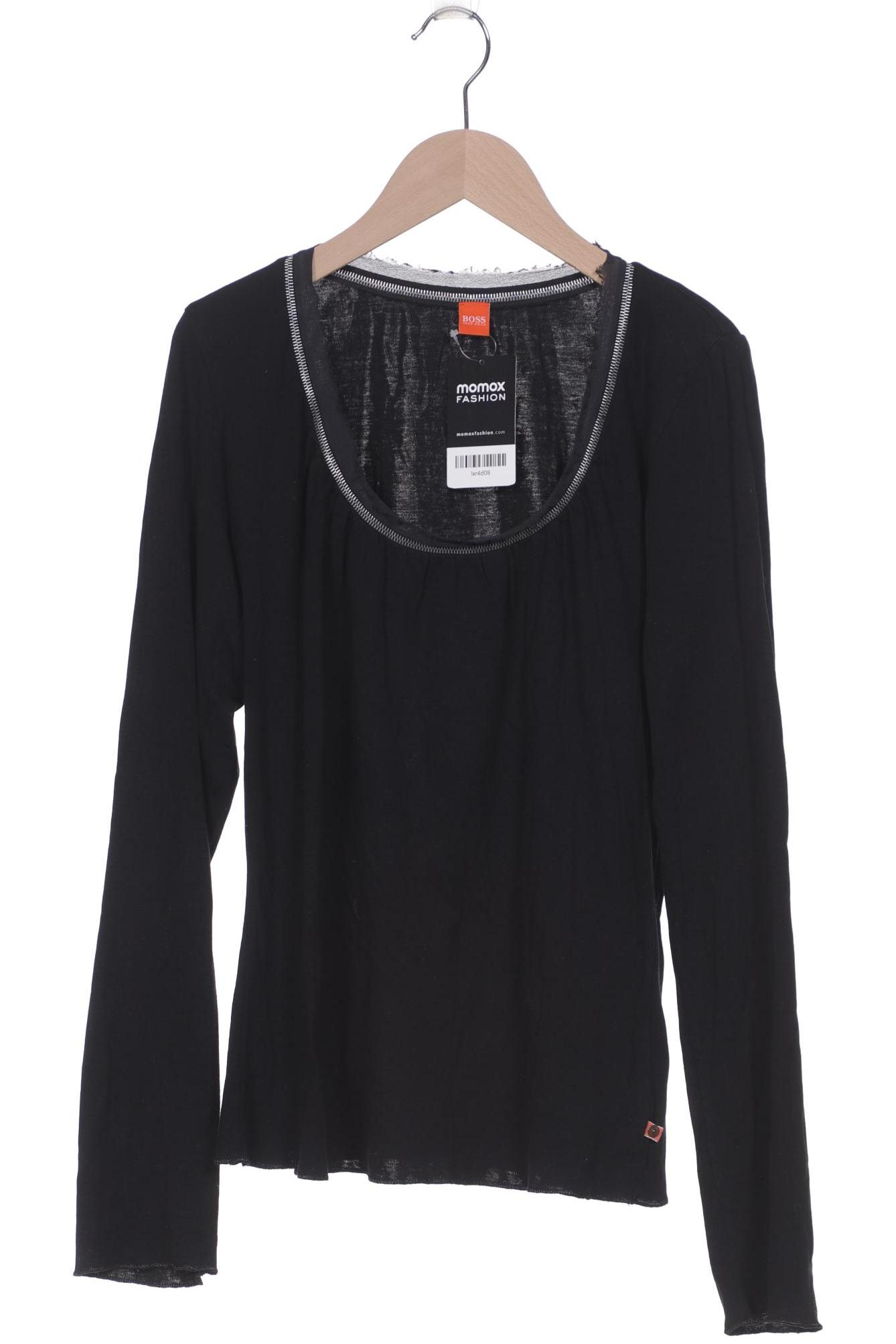 

Boss Orange Damen Langarmshirt, schwarz