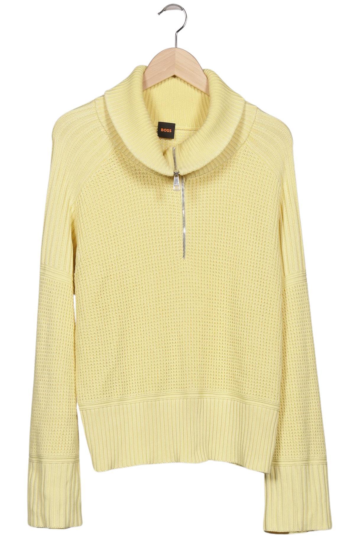 

Boss Orange Damen Pullover, gelb, Gr. 38