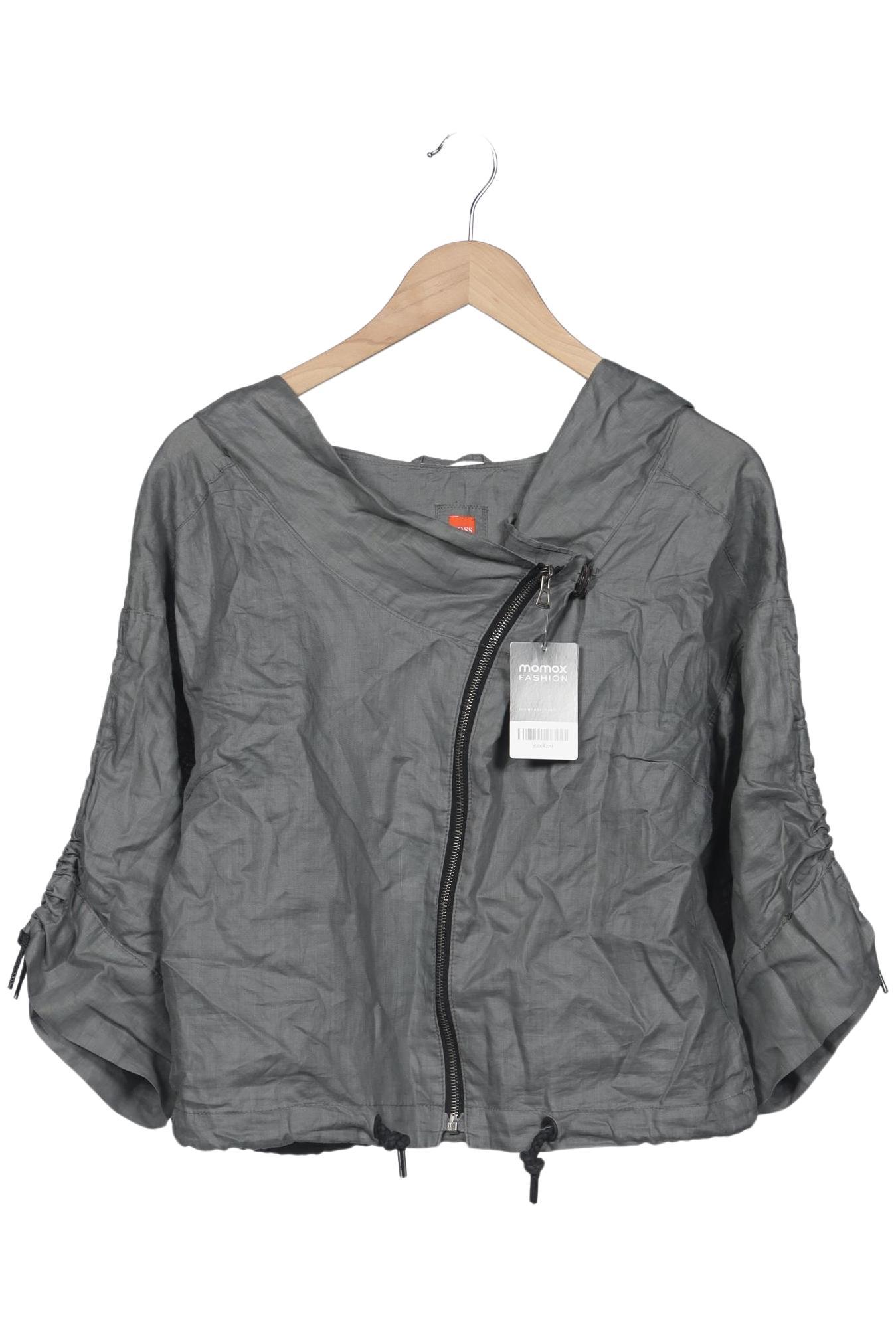 

Boss Orange Damen Kapuzenpullover, grau, Gr. 38