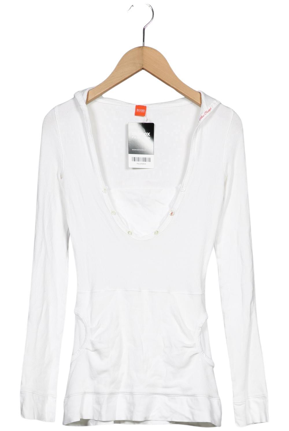 

Boss Orange Damen Langarmshirt, weiß, Gr. 34