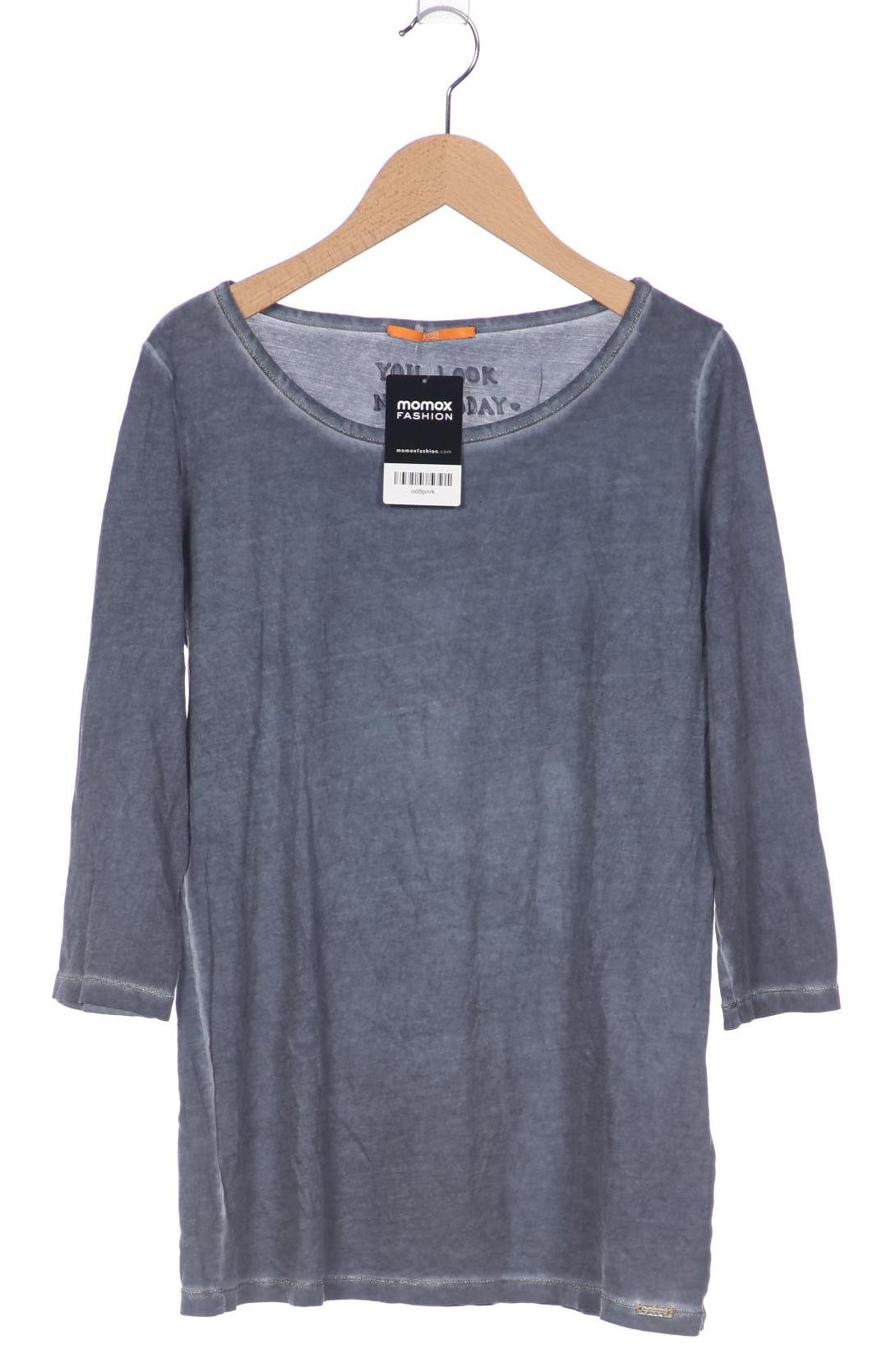 

Boss Orange Damen Langarmshirt, marineblau, Gr. 38