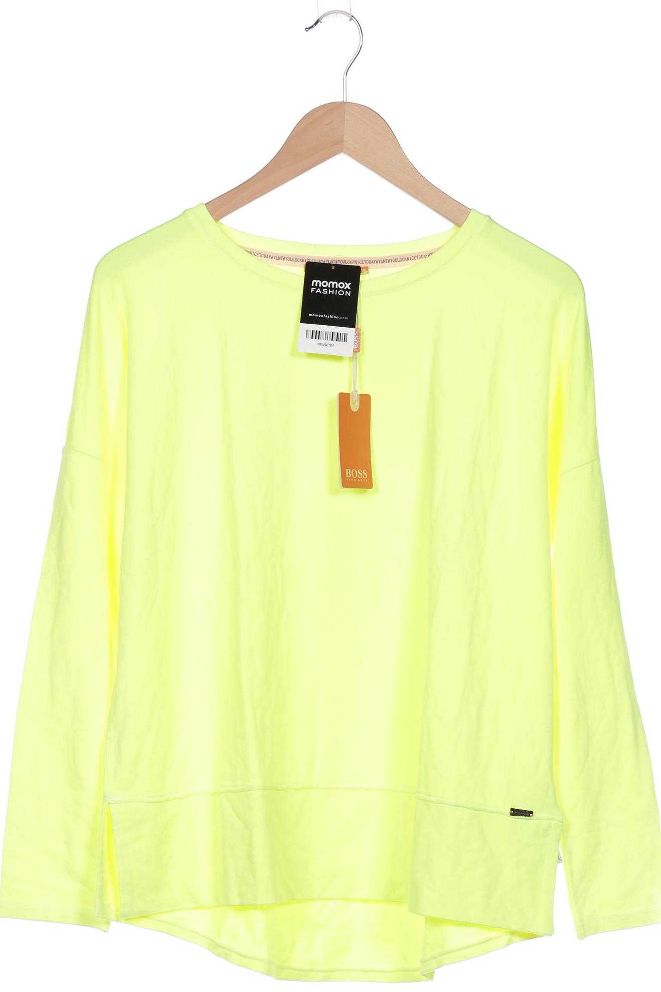 

Boss Orange Damen Langarmshirt, neon, Gr. 42