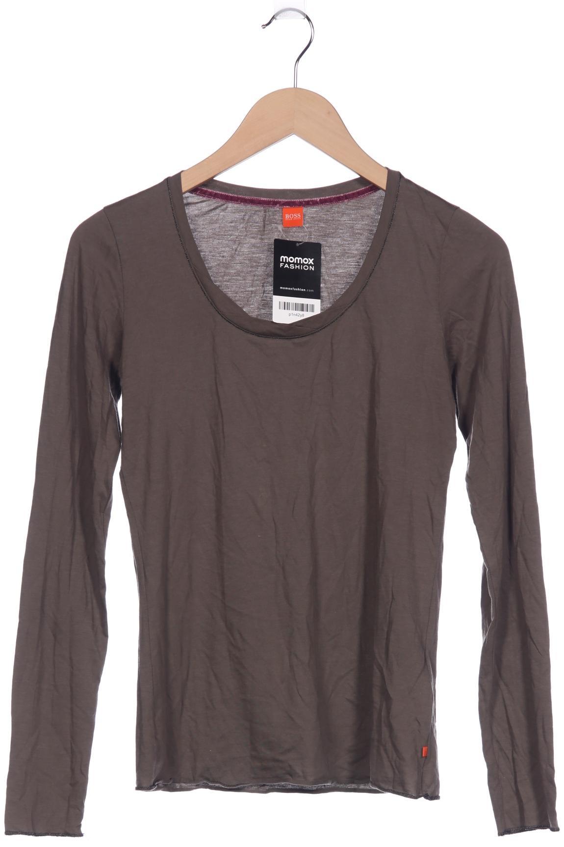 

Boss Orange Damen Langarmshirt, grün, Gr. 34