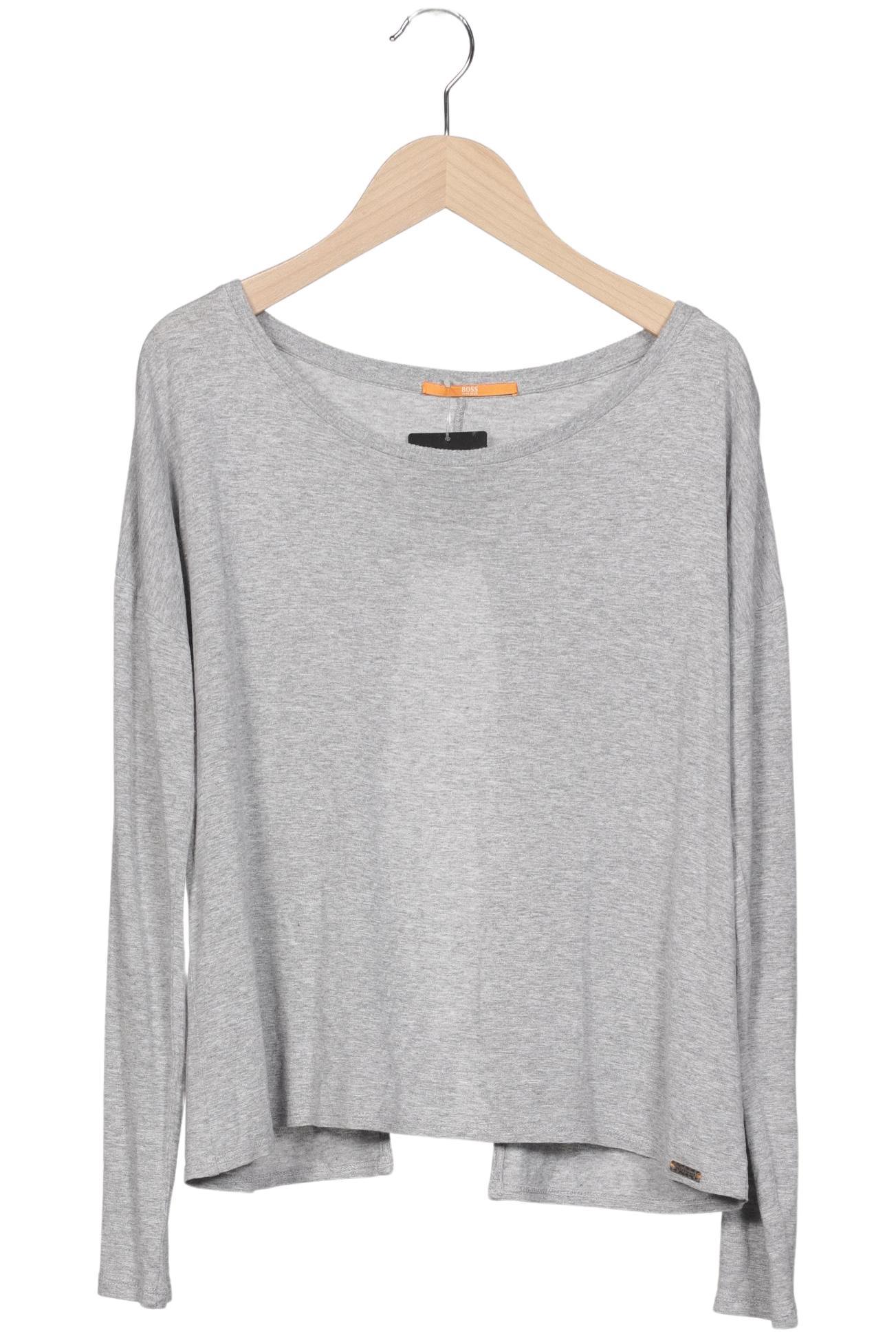 

Boss Orange Damen Langarmshirt, grau, Gr. 38