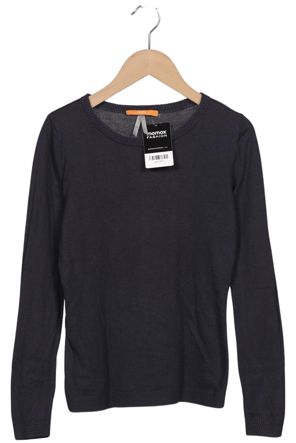 

Boss Orange Damen Langarmshirt, marineblau, Gr. 34