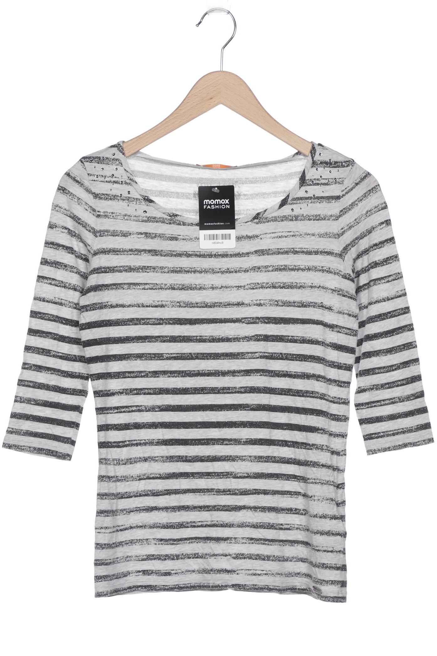 

Boss Orange Damen Langarmshirt, grau, Gr. 38
