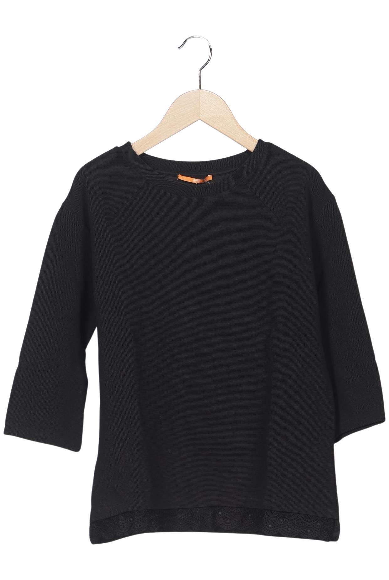 

Boss Orange Damen Langarmshirt, schwarz, Gr. 42