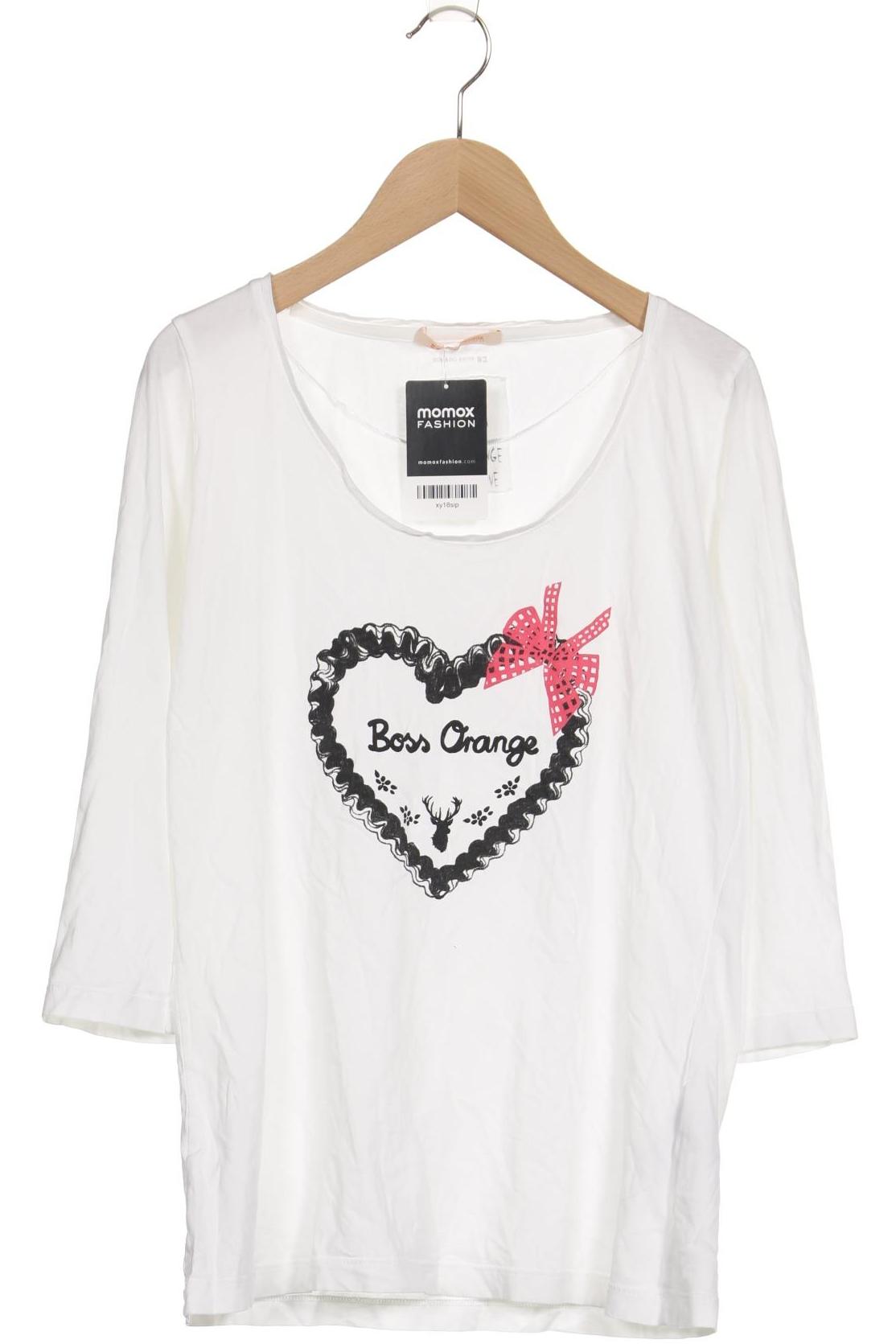 

Boss Orange Damen Langarmshirt, weiß, Gr. 42