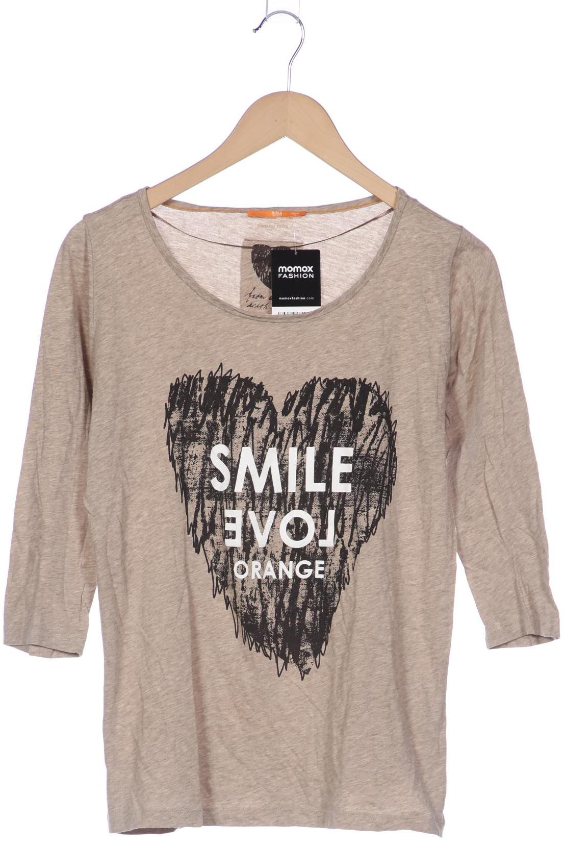 

Boss Orange Damen Langarmshirt, braun, Gr. 42