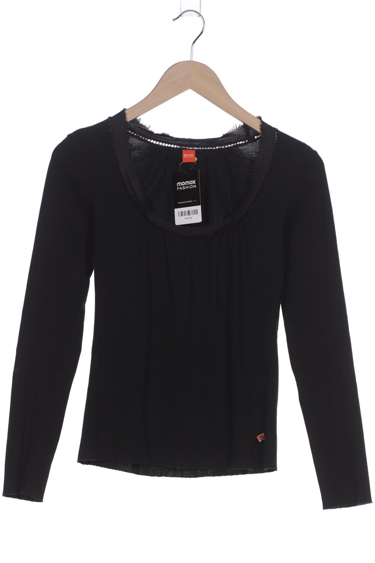 

Boss Orange Damen Langarmshirt, schwarz, Gr. 36