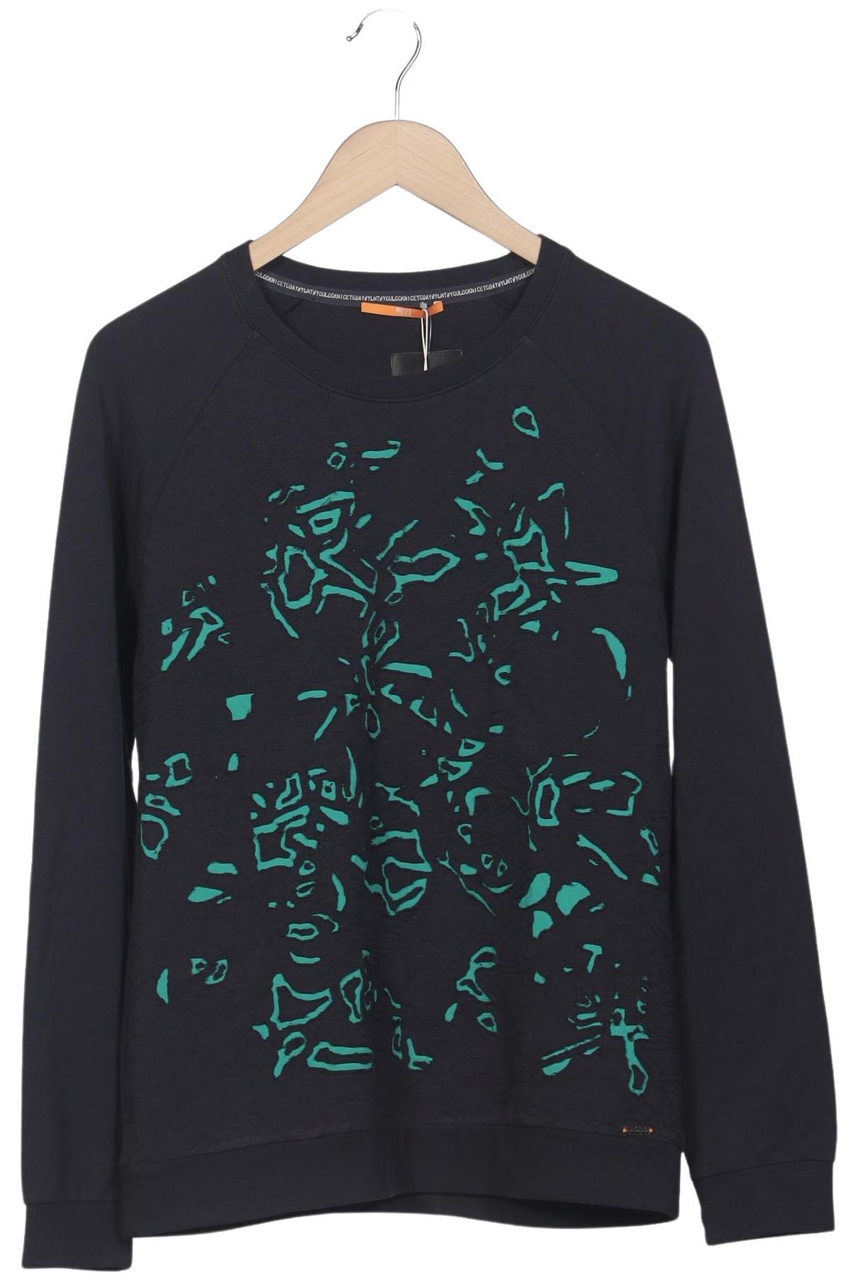 

Boss Orange Damen Langarmshirt, marineblau, Gr. 42