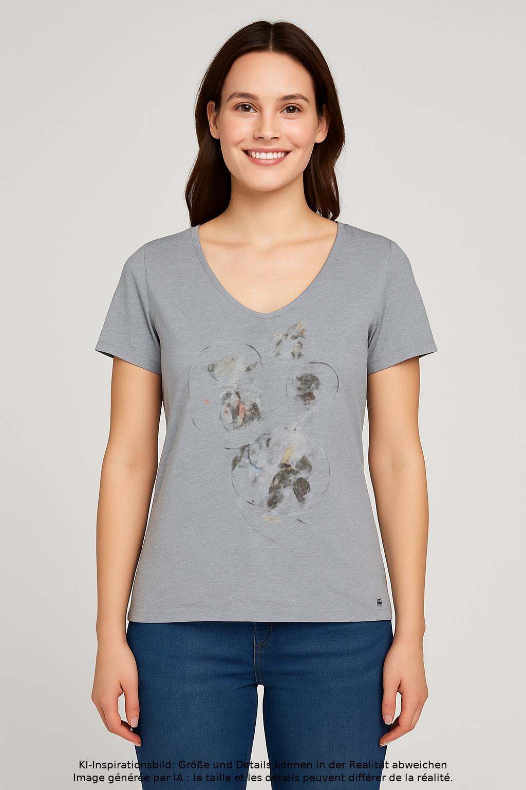 

Boss Orange Damen T-Shirt, grau, Gr. 38