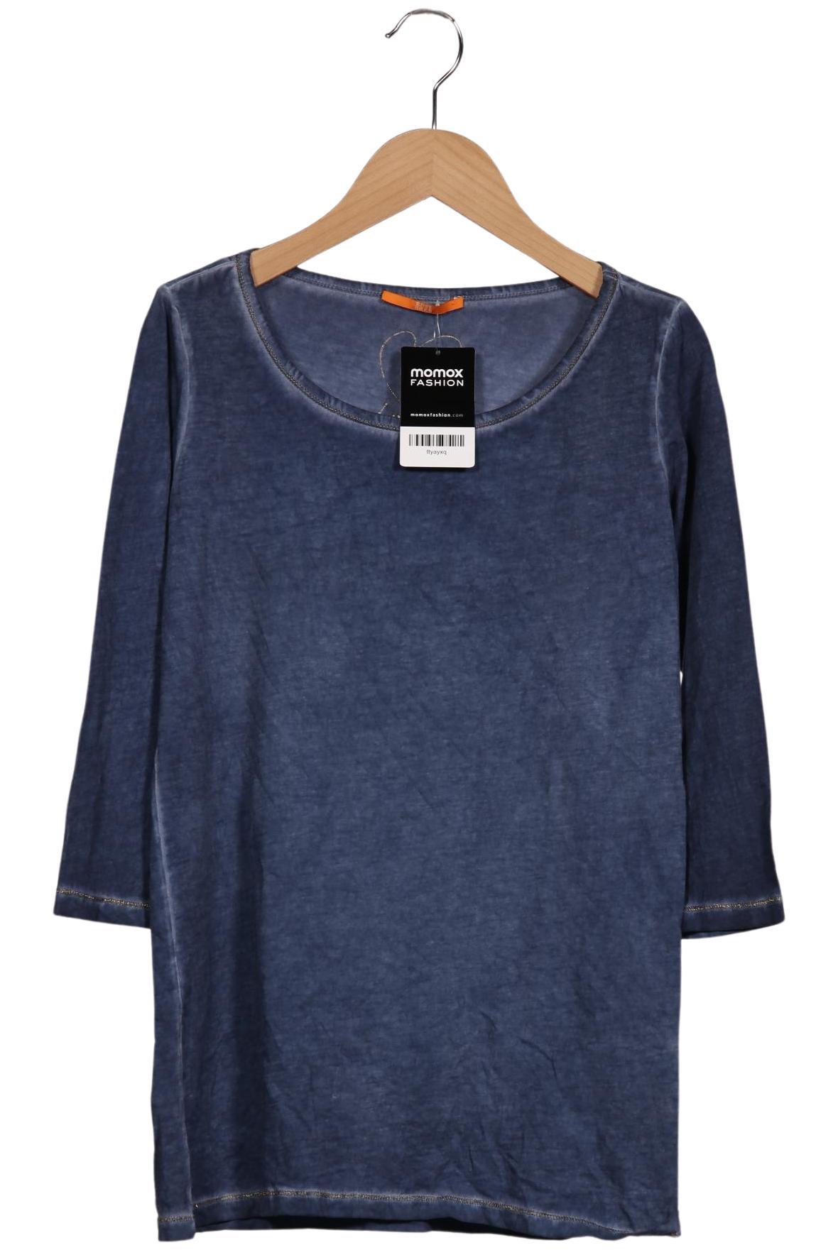 

Boss Orange Damen Langarmshirt, marineblau, Gr. 36