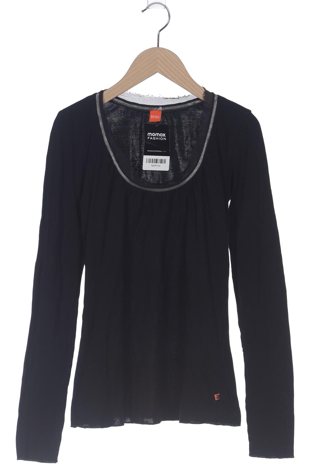 

Boss Orange Damen Langarmshirt, schwarz, Gr. 36