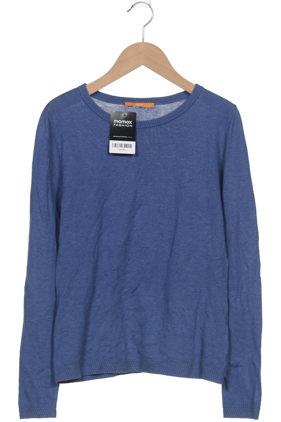 

Boss Orange Damen Langarmshirt, blau, Gr. 42