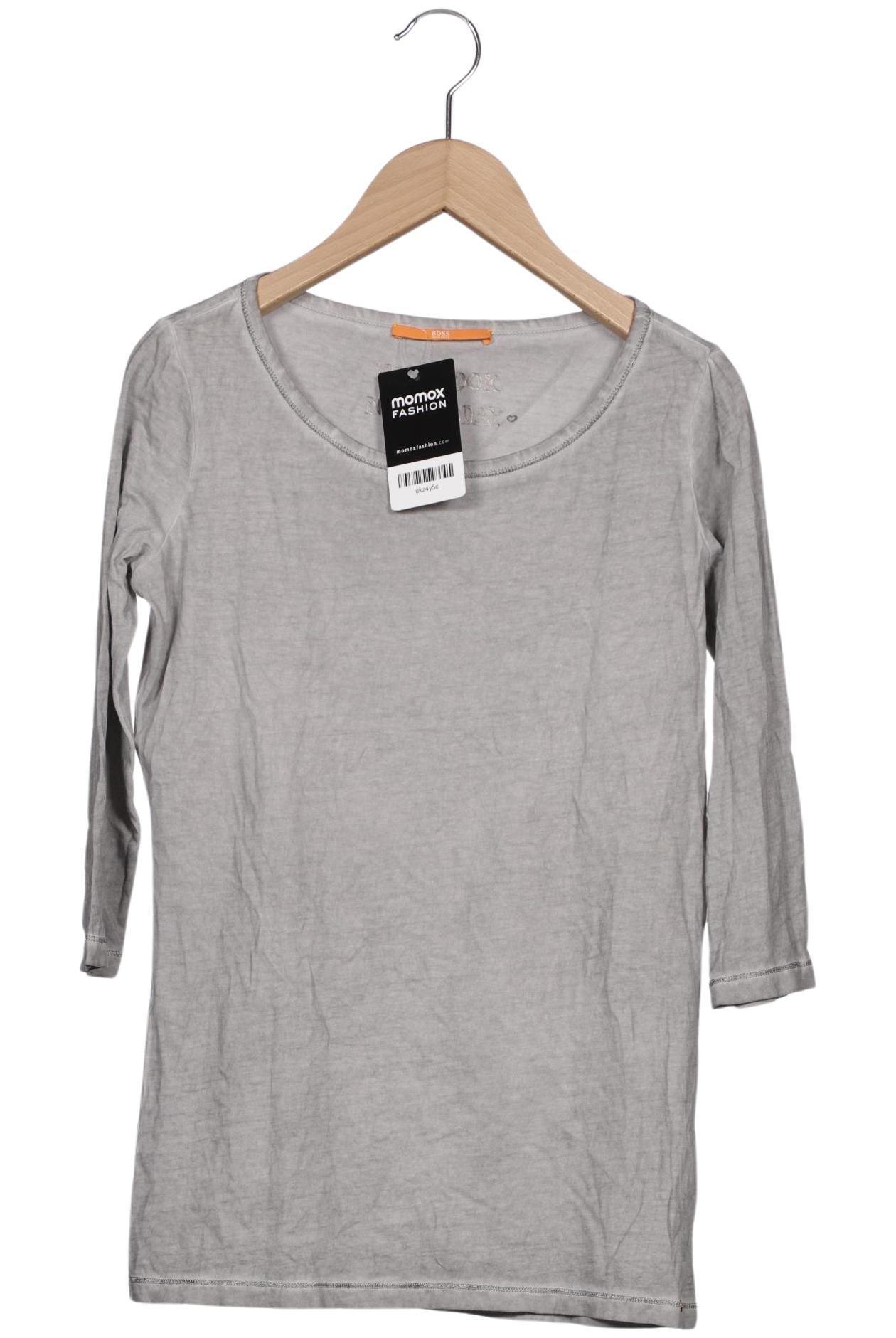 

Boss Orange Damen Langarmshirt, grau, Gr. 36