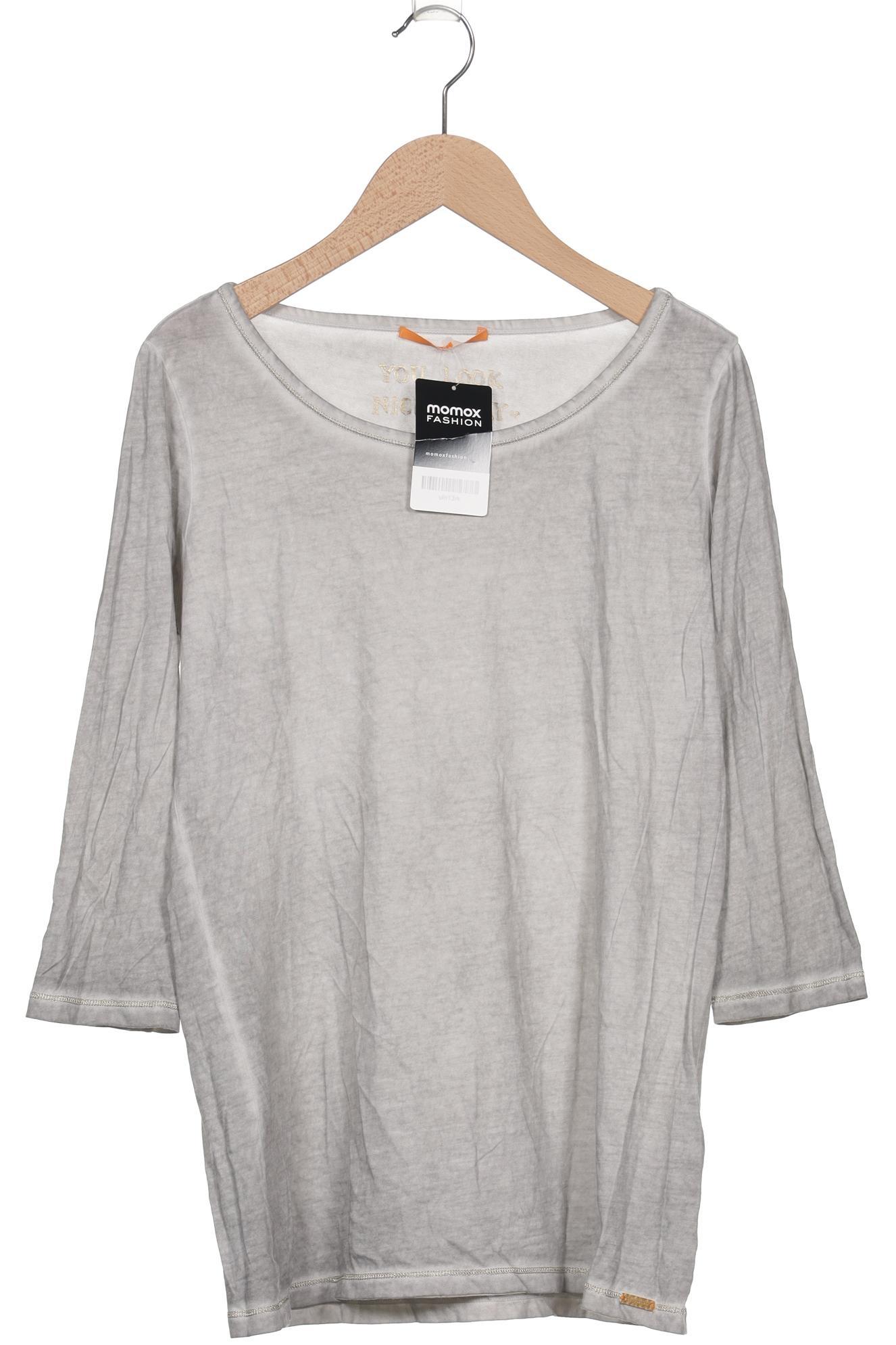 

Boss Orange Damen Langarmshirt, grau, Gr. 38
