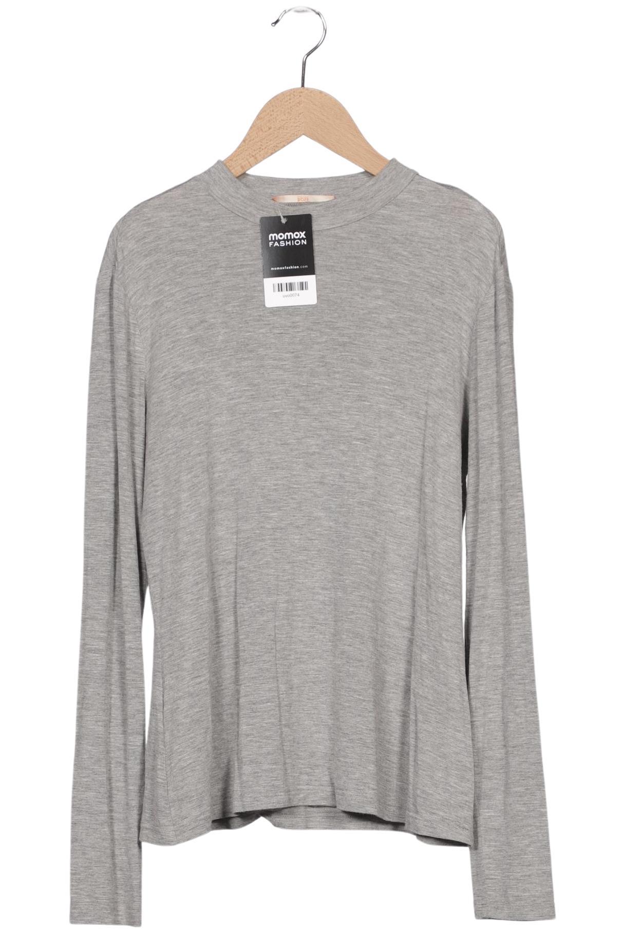 

Boss Orange Damen Langarmshirt, grau, Gr. 38