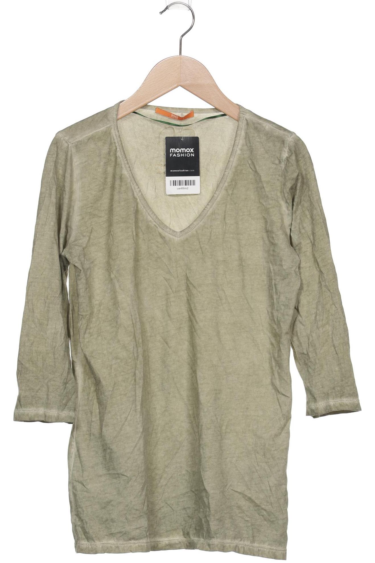 

Boss Orange Damen Langarmshirt, grün, Gr. 38