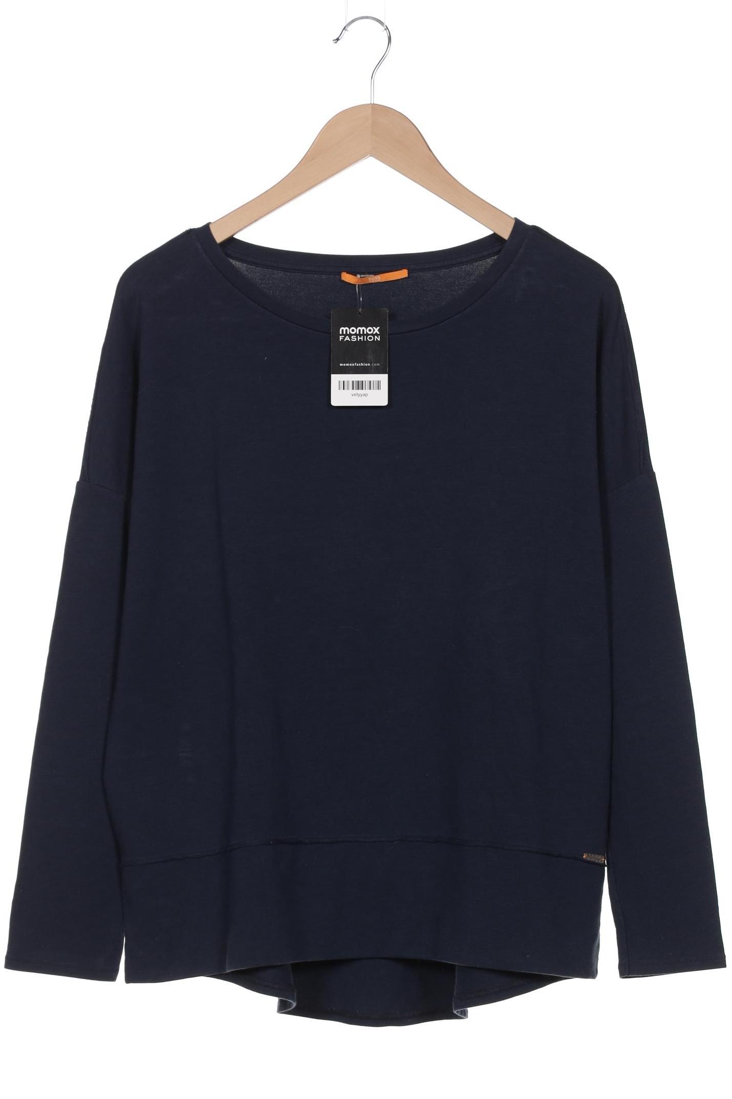 

Boss Orange Damen Langarmshirt, marineblau, Gr. 48