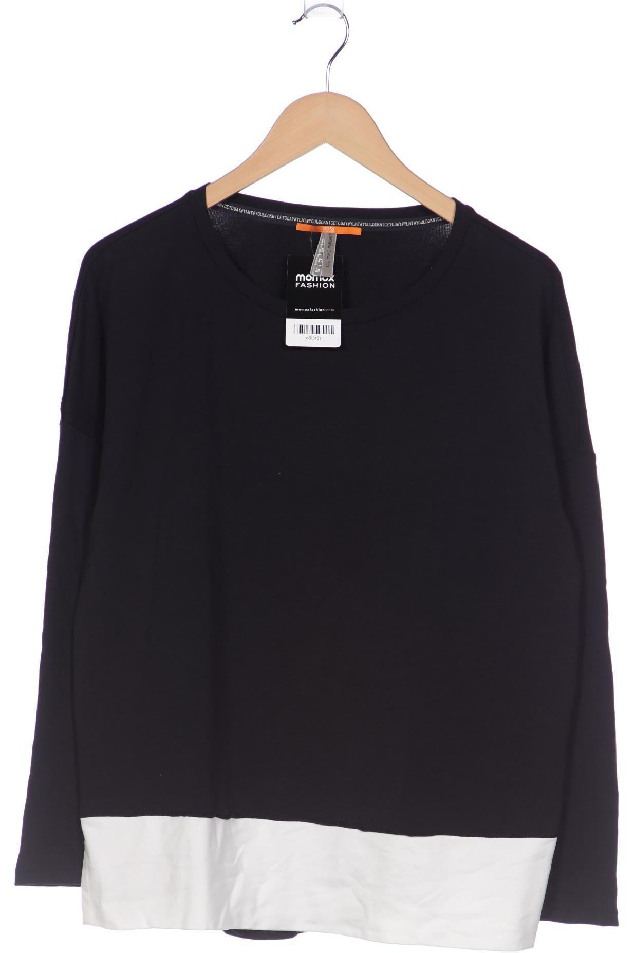 

Boss Orange Damen Langarmshirt, marineblau, Gr. 38