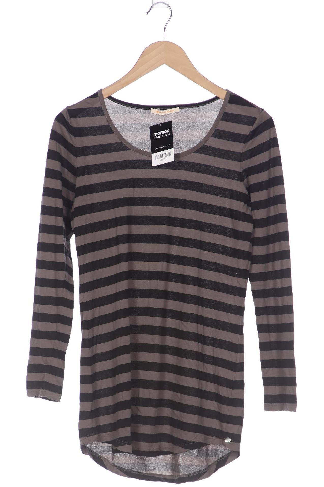 

Boss Orange Damen Langarmshirt, grau, Gr. 36