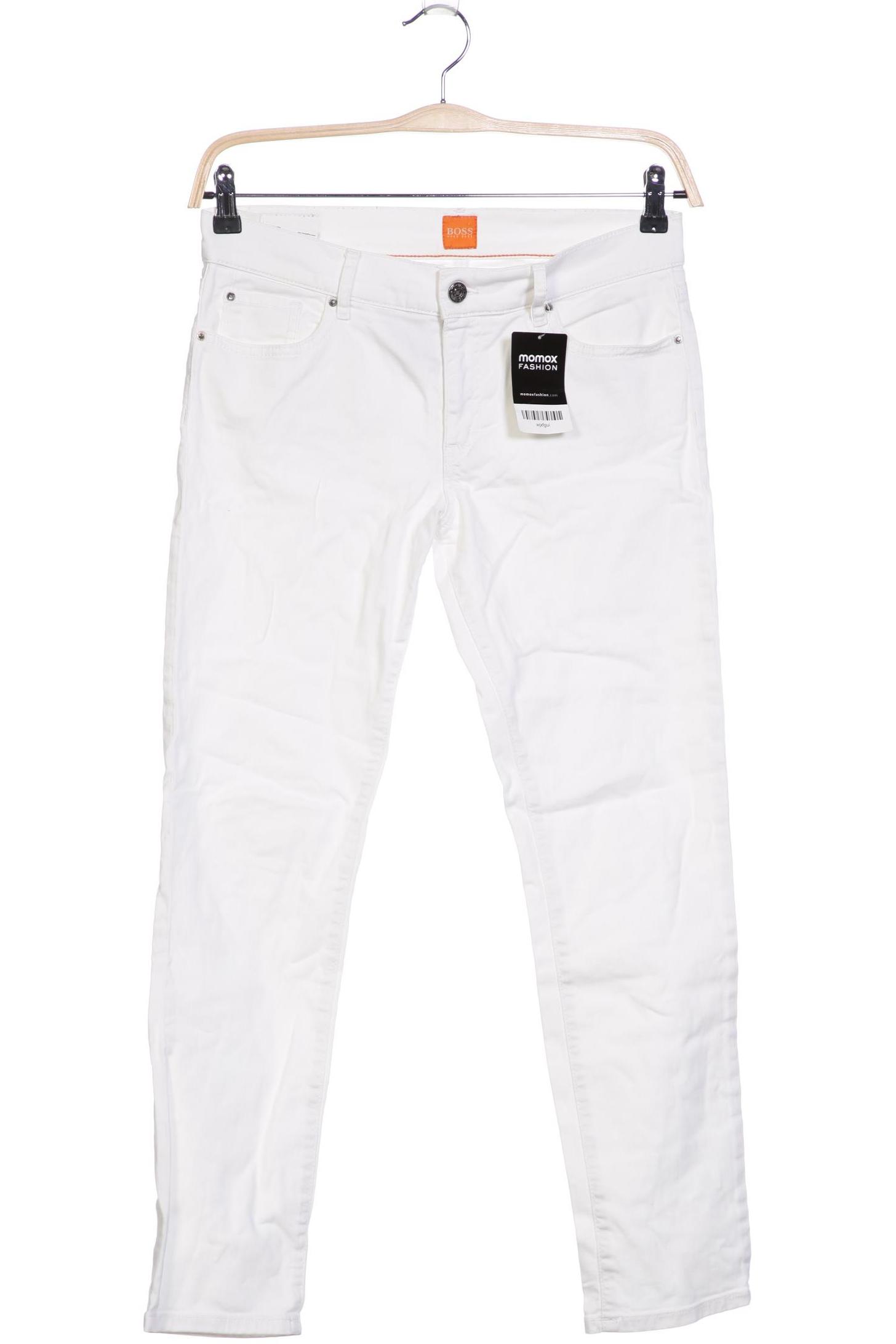 

Boss Orange Damen Jeans, weiß, Gr. 28