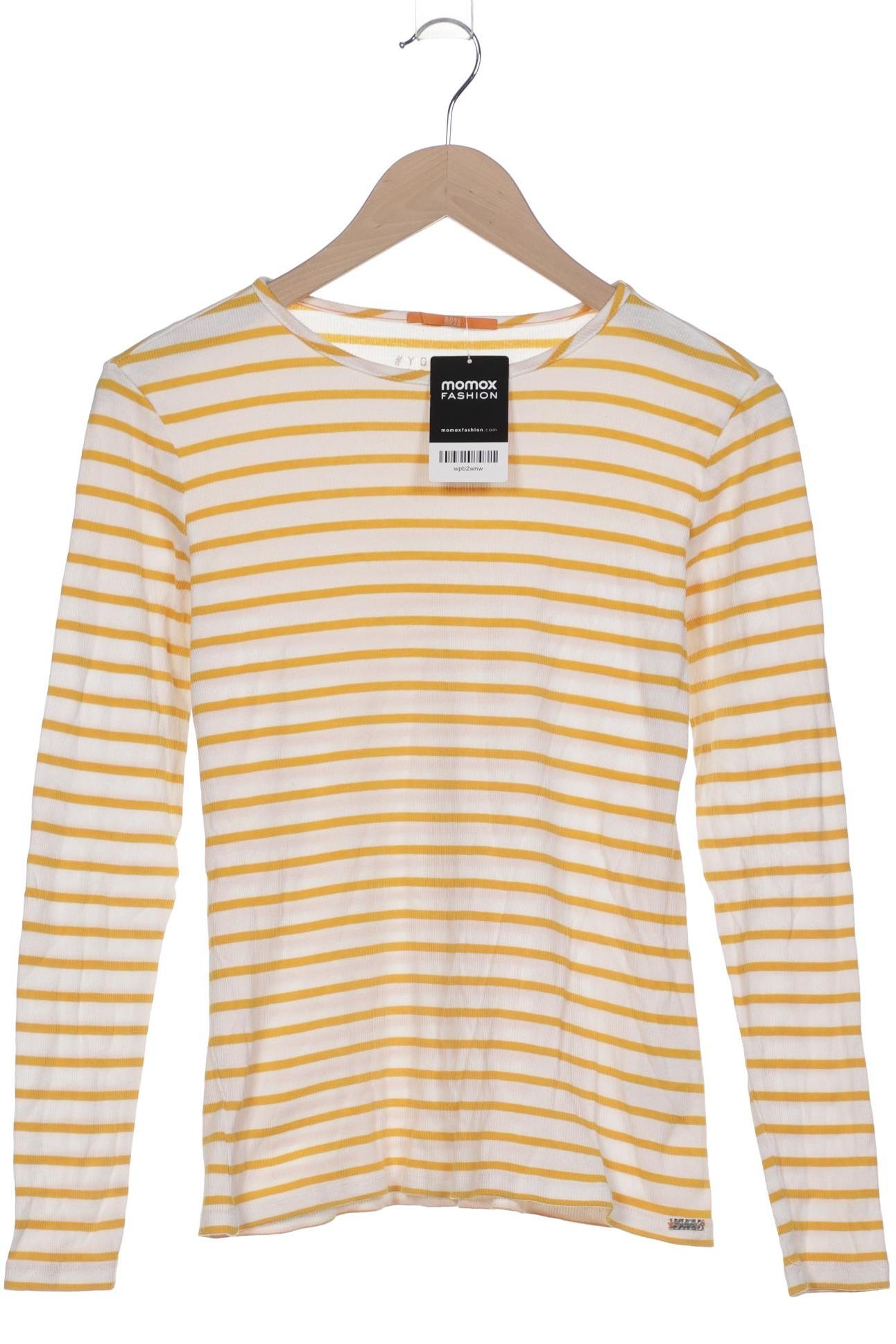 

Boss Orange Damen Langarmshirt, gelb, Gr. 36