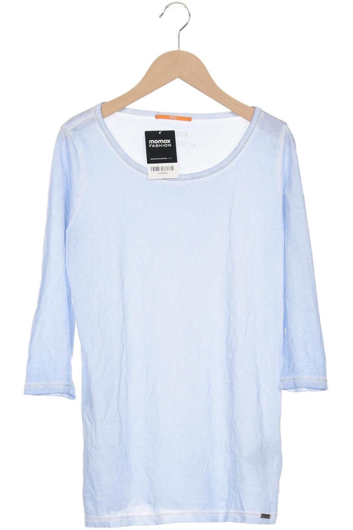 

Boss Orange Damen Langarmshirt, hellblau, Gr. 36