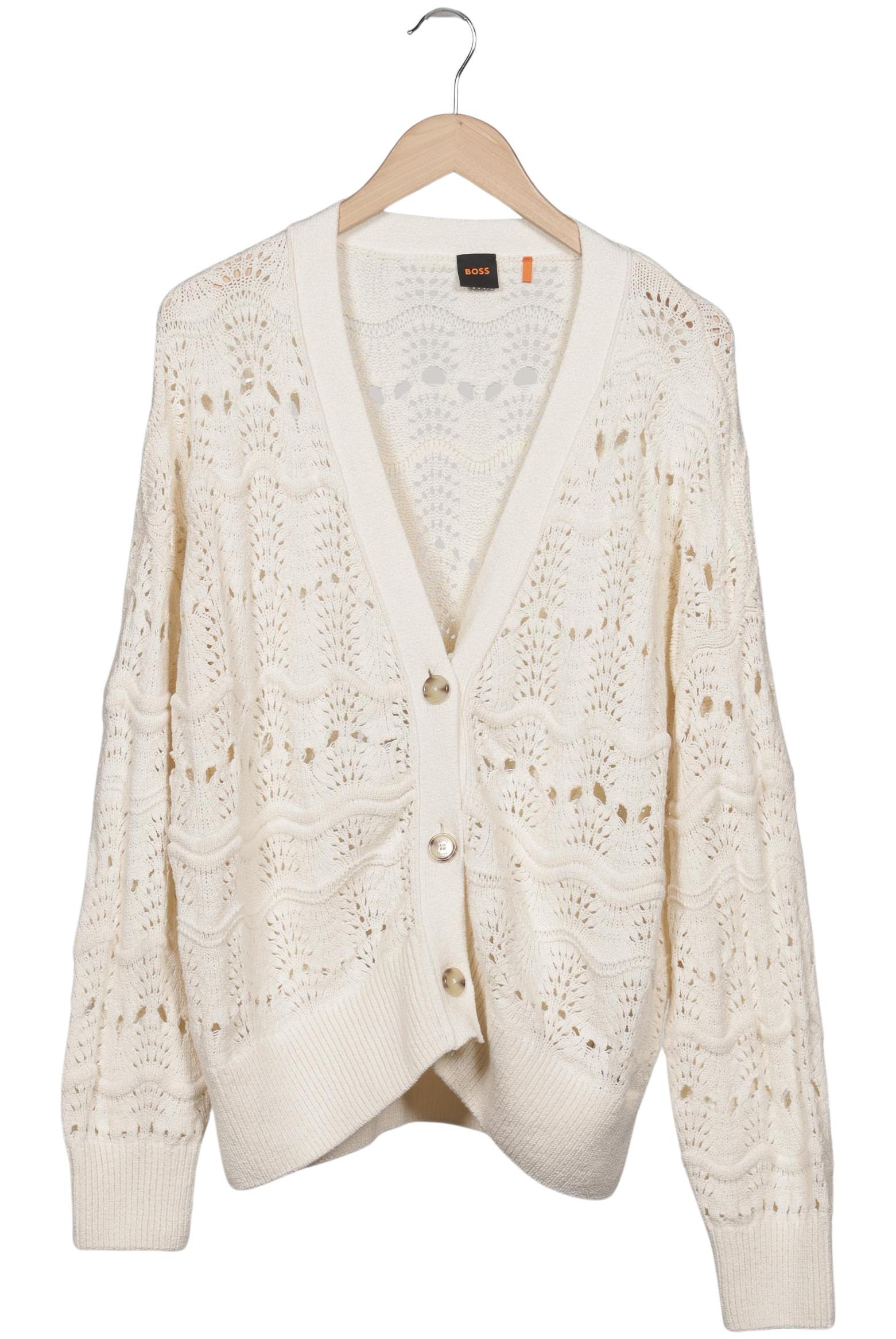 

Boss Orange Damen Strickjacke, cremeweiß, Gr. 44